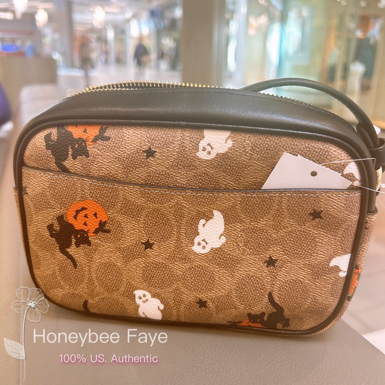 Coach Mini Jamie Camera Bag cw432 In Signature Canvas Halloween Size ONE SIZE - 3 Thumbnail