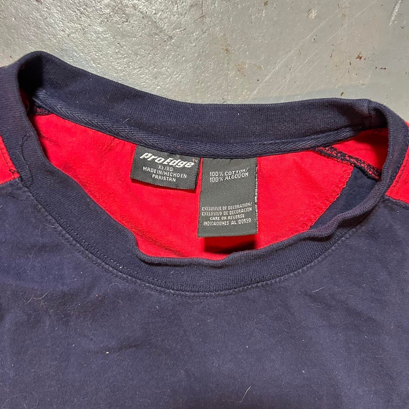 Fruit Of The Loom 90s ford truck long sleeve tee shirt xl nascar navy red Size US XL / EU 56 / 4 - 3 Thumbnail