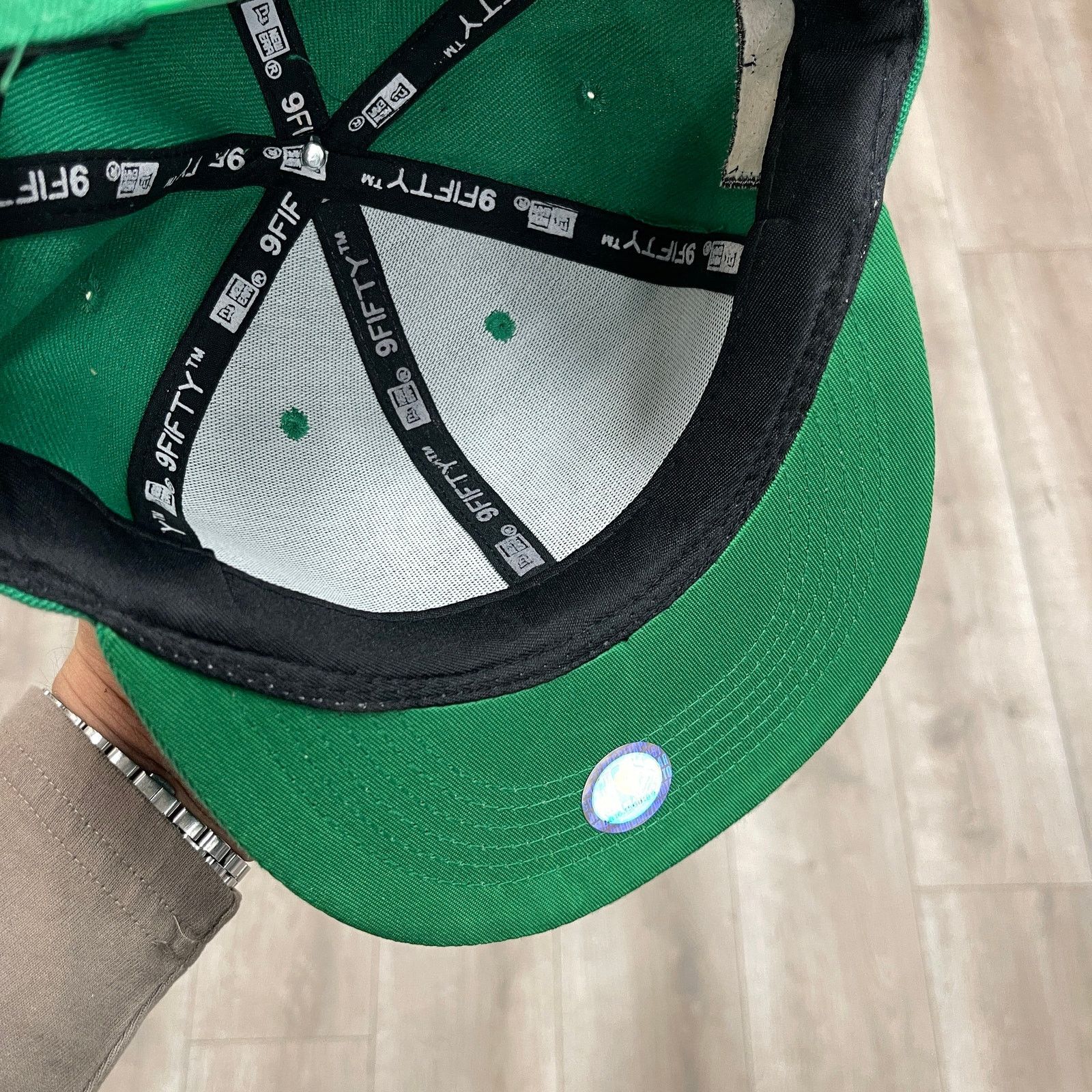New Era Era 9FIFTY Boston Celtics snapback hat Kelly Green OSFA Size ONE SIZE - 7 Thumbnail