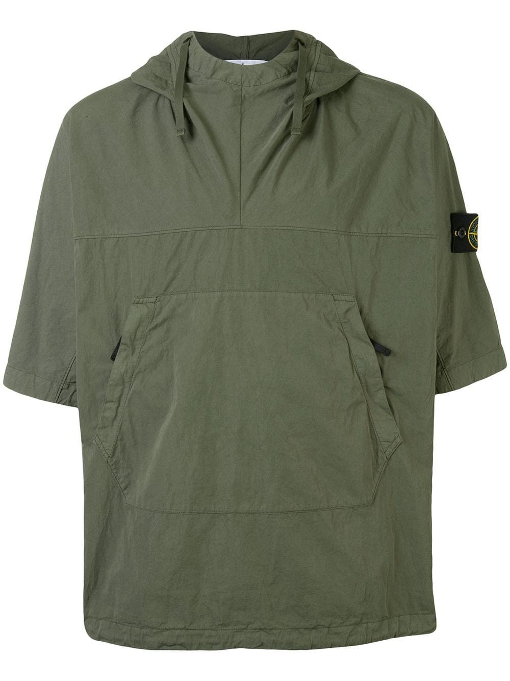 Stone Island 🔥600$ Stone Island Logo-Patch Hooded Overshirt.SI Overshirt Size US M / EU 48-50 / 2 - 18 Thumbnail