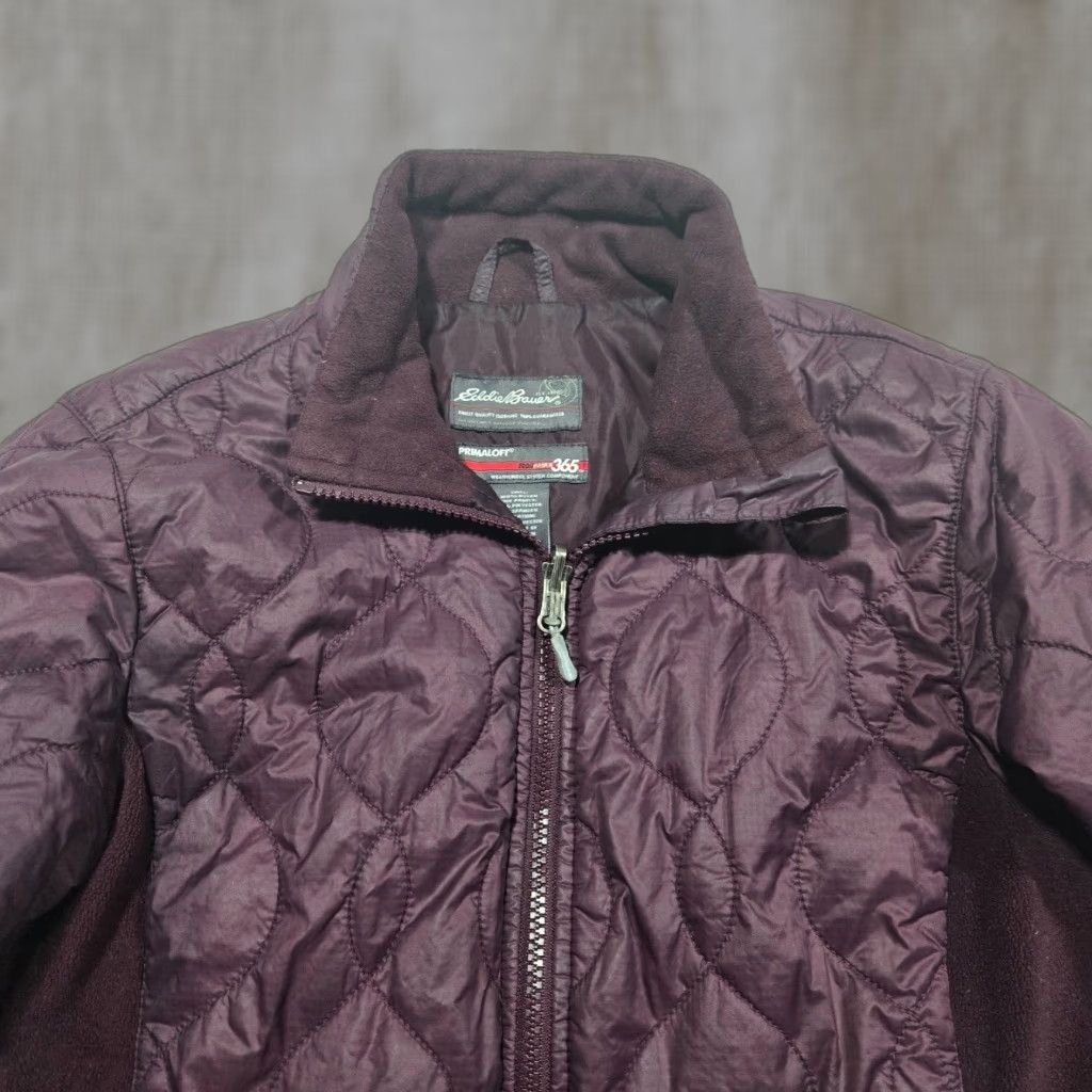 Eddie Bauer Eddie Bauer Primaloft 365 Jacket Coat Full Zip Burgundy Pockets Womens Small Size S / US 4 / IT 40 - 1 Thumbnail
