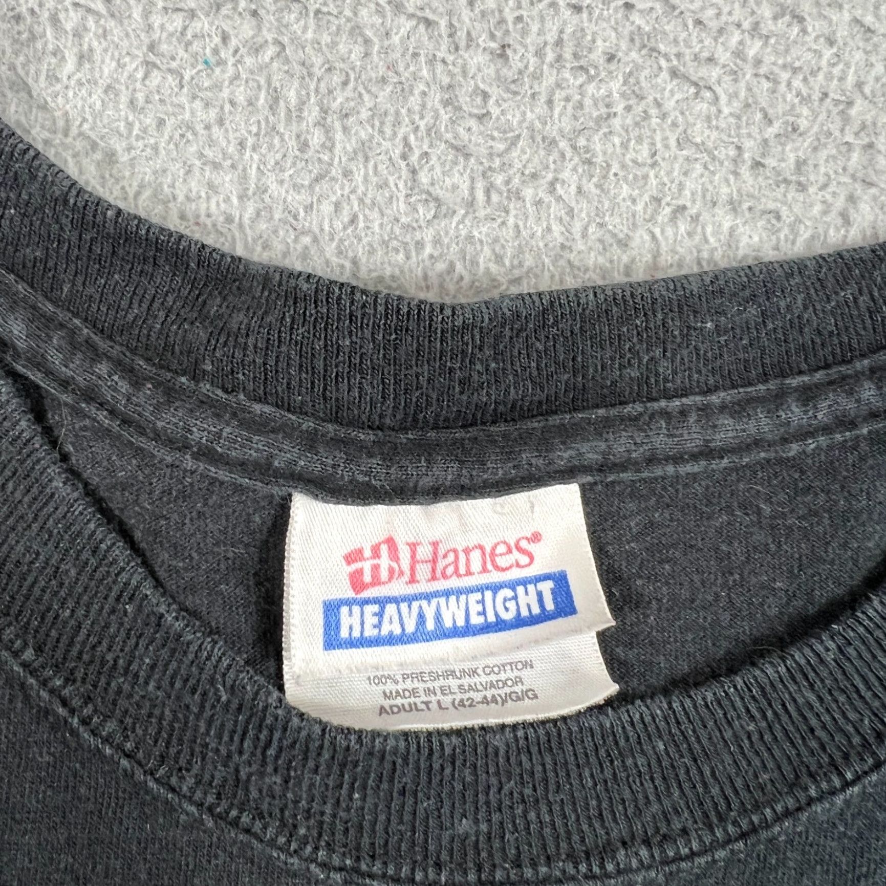 Hanes VINTAGE American Idol Shirt L Adult Black 2010 Tour Hanes Heavy Cotton Unisex T-Shirt Men's Womens Size US L / EU 52-54 / 3 - 4 Thumbnail