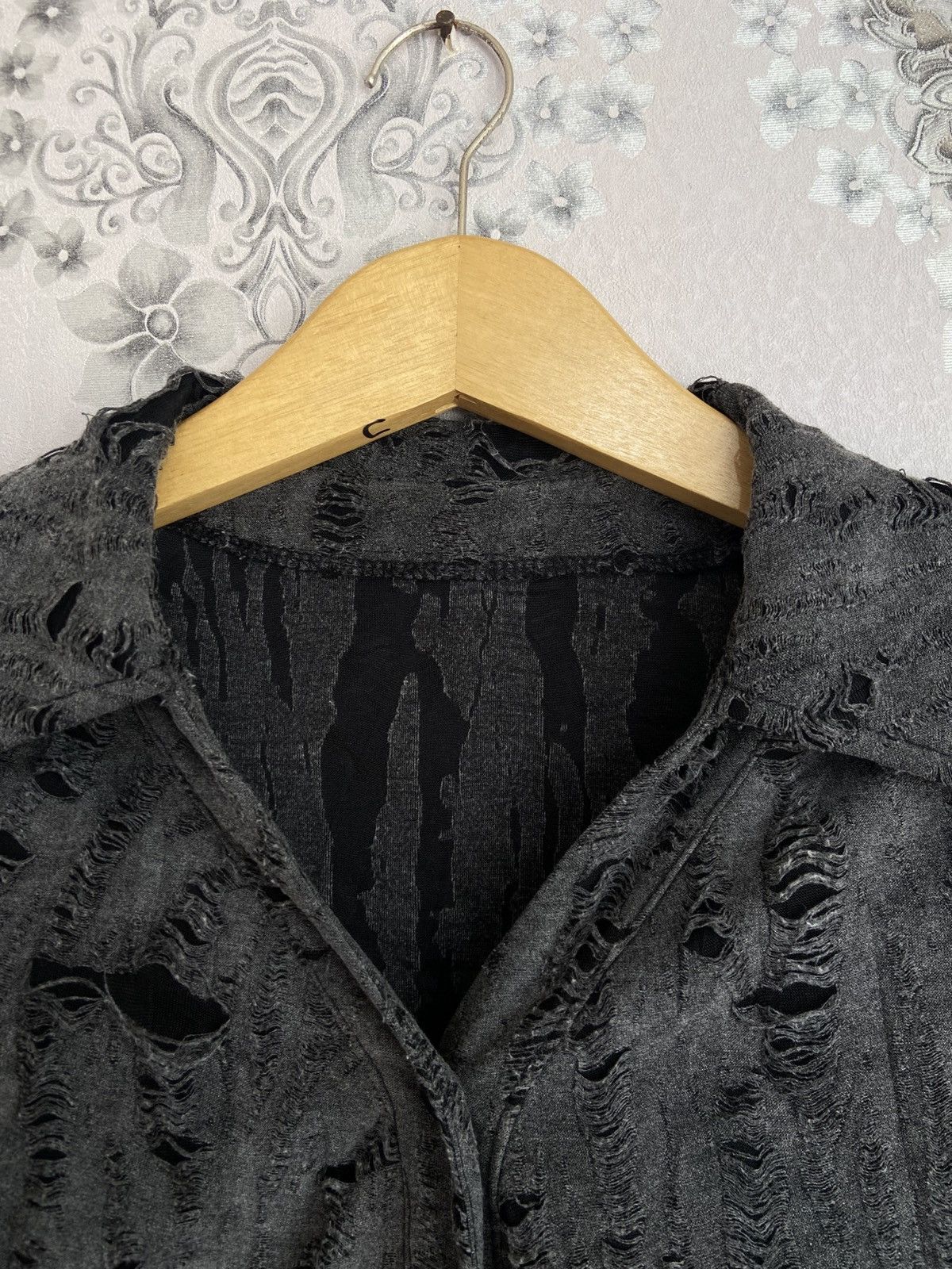 Hysteric Glamour Y2K Japanese L.G.B Style Avant Garde Distressed Longsleeve Size US L / EU 52-54 / 3 - 2 Thumbnail