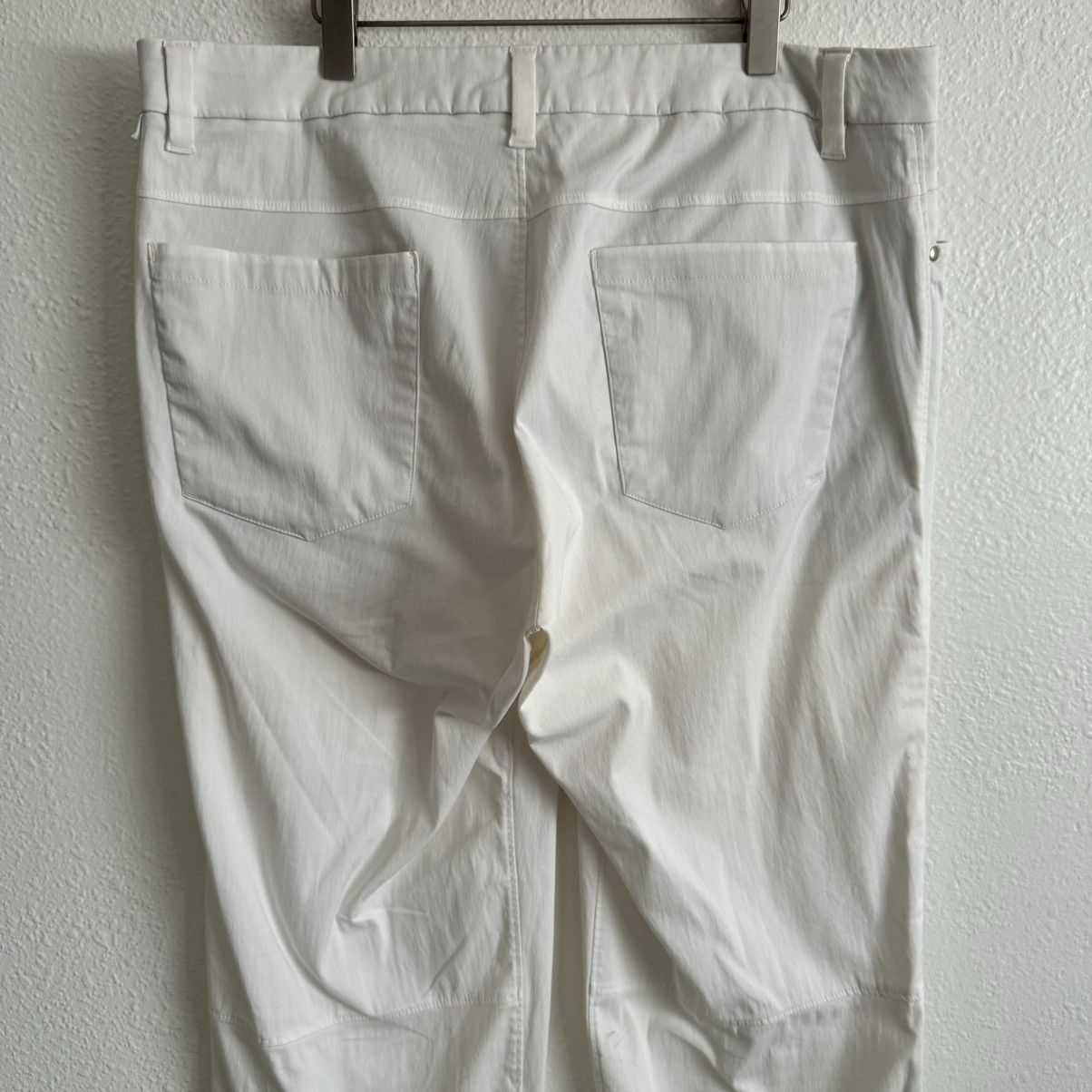 Lululemon LULULEMON Mens White Swift Cotton ABC Slim Leg Trouser Pant Size US 32 / EU 48 - 7 Thumbnail