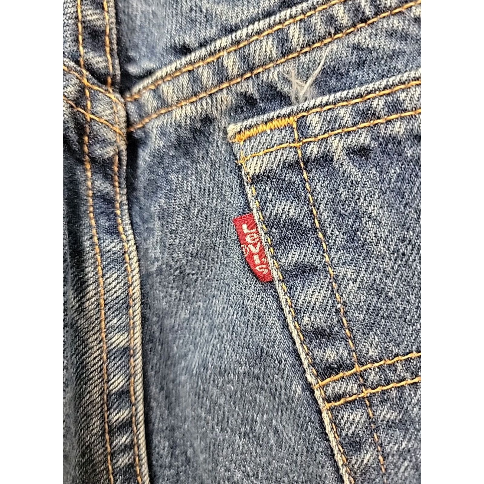 Levi's VINTAGE Levi's 550 Jeans Women's 16L Blue Cotton Denim Relaxed Tapered 5-Pocket Design Jea ns Size 38" / US 16 / IT 52 - 3 Thumbnail