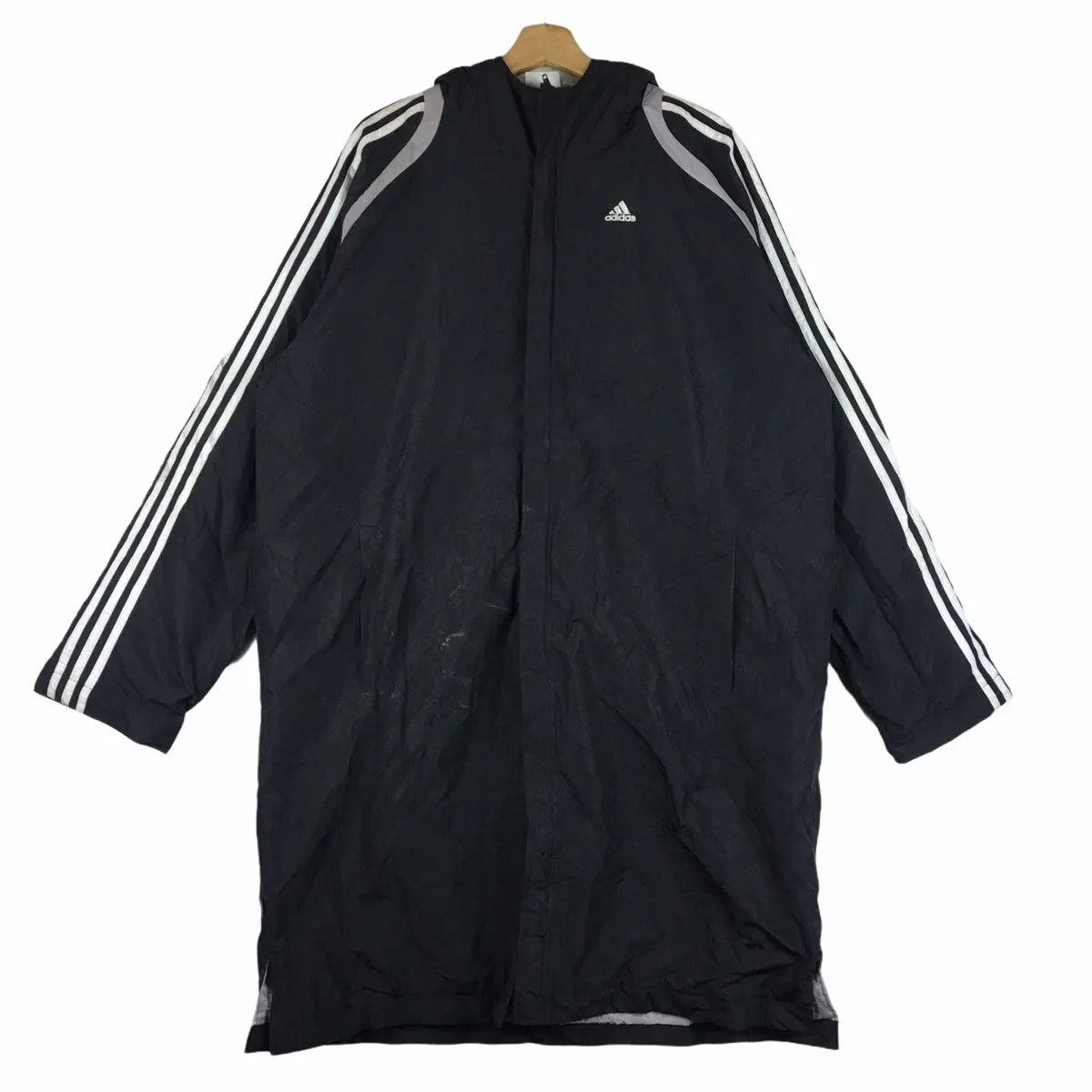 Adidas Vtg ADIDAS EQUIPMENT Long Jacket Parka Trench Coat Raincoat Size US XL / EU 56 / 4 - 1 Thumbnail