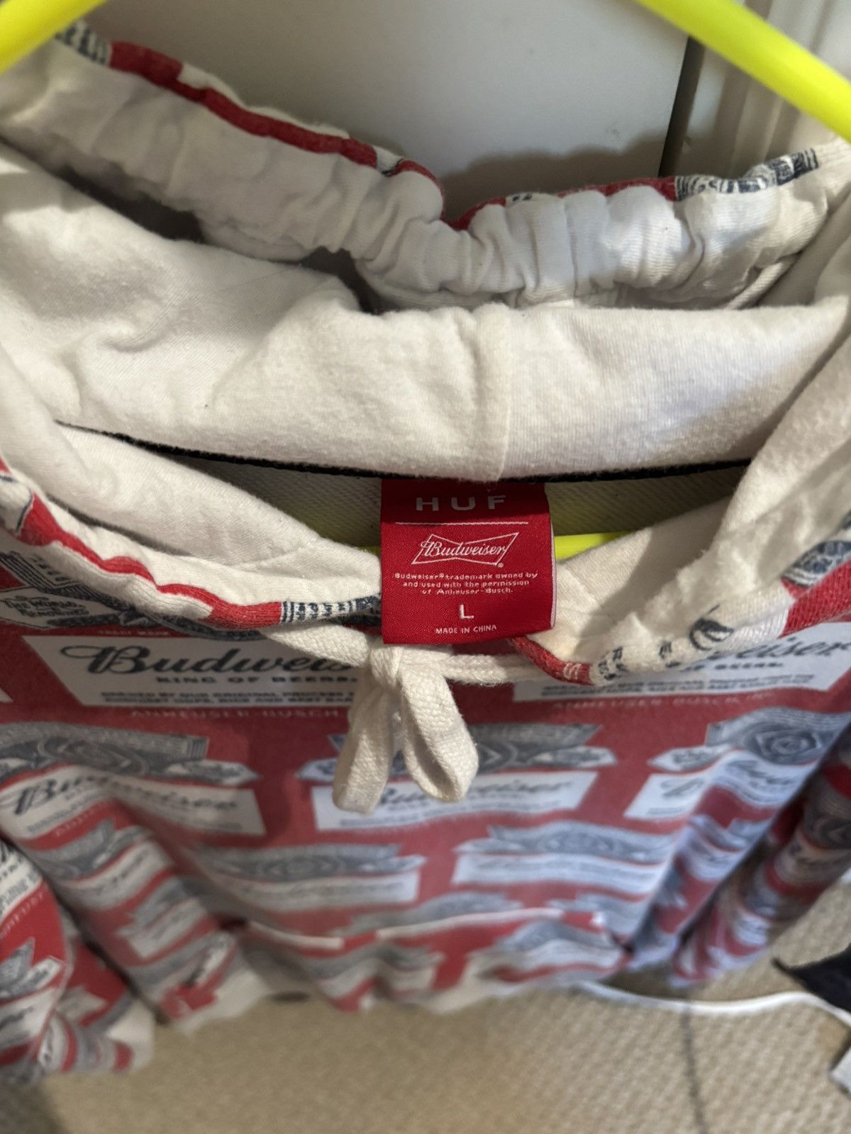 Huf Huf x Budweiser Hoodie Size US L / EU 52-54 / 3 - 3 Thumbnail