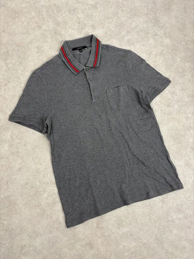 Gucci 2010s Gucci Classy Signature Grey Polo Size US S / EU 44-46 / 1 - 4 Thumbnail