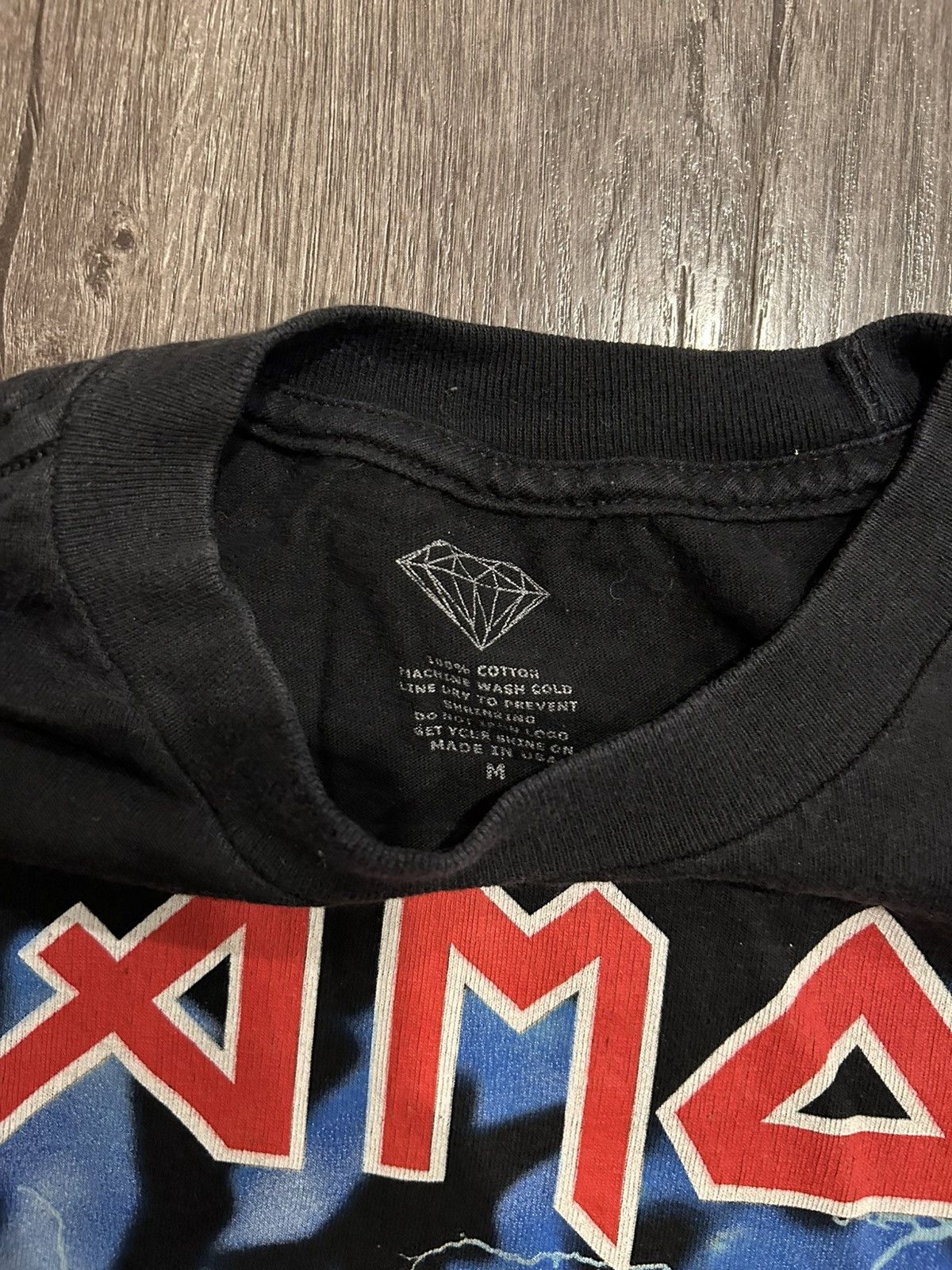 Diamond Supply Co. Vintage Diamond Iron Maiden “The Number of the Beast” Tee Size US M / EU 48-50 / 2 - 3 Thumbnail