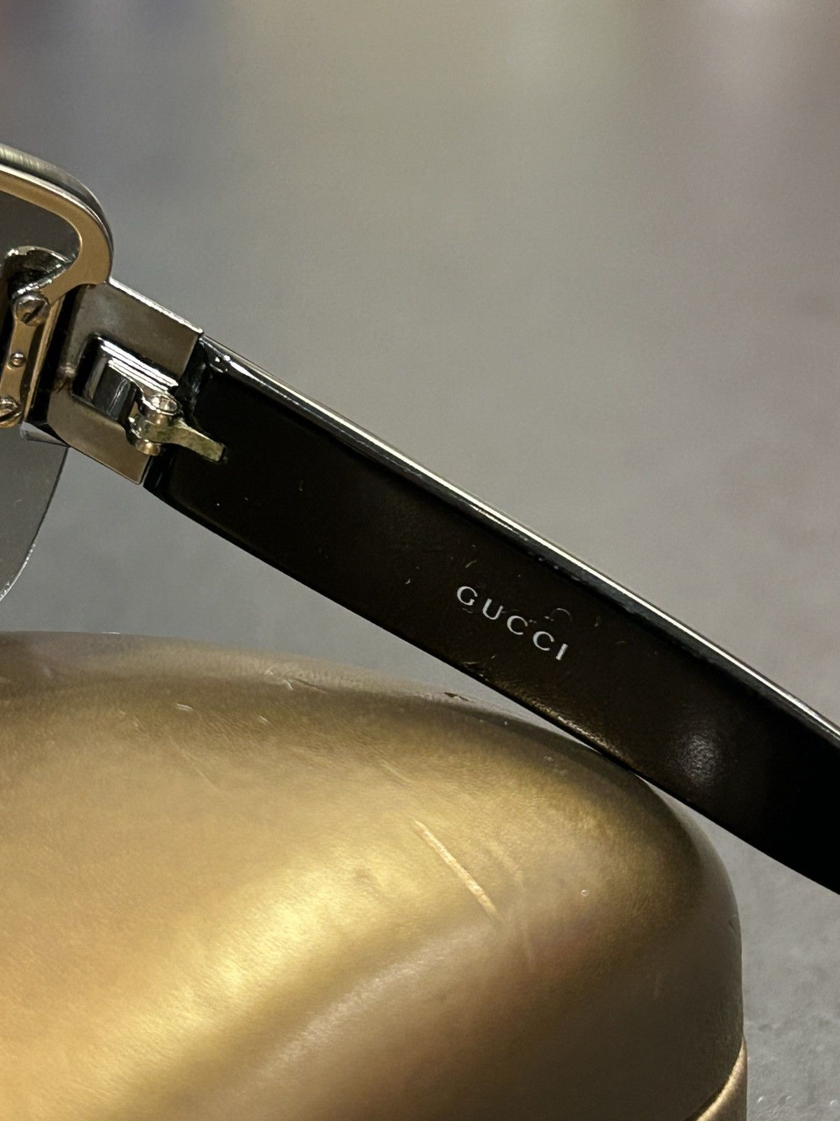 Gucci Gucci Monogram Sunglasses Size ONE SIZE - 6 Thumbnail