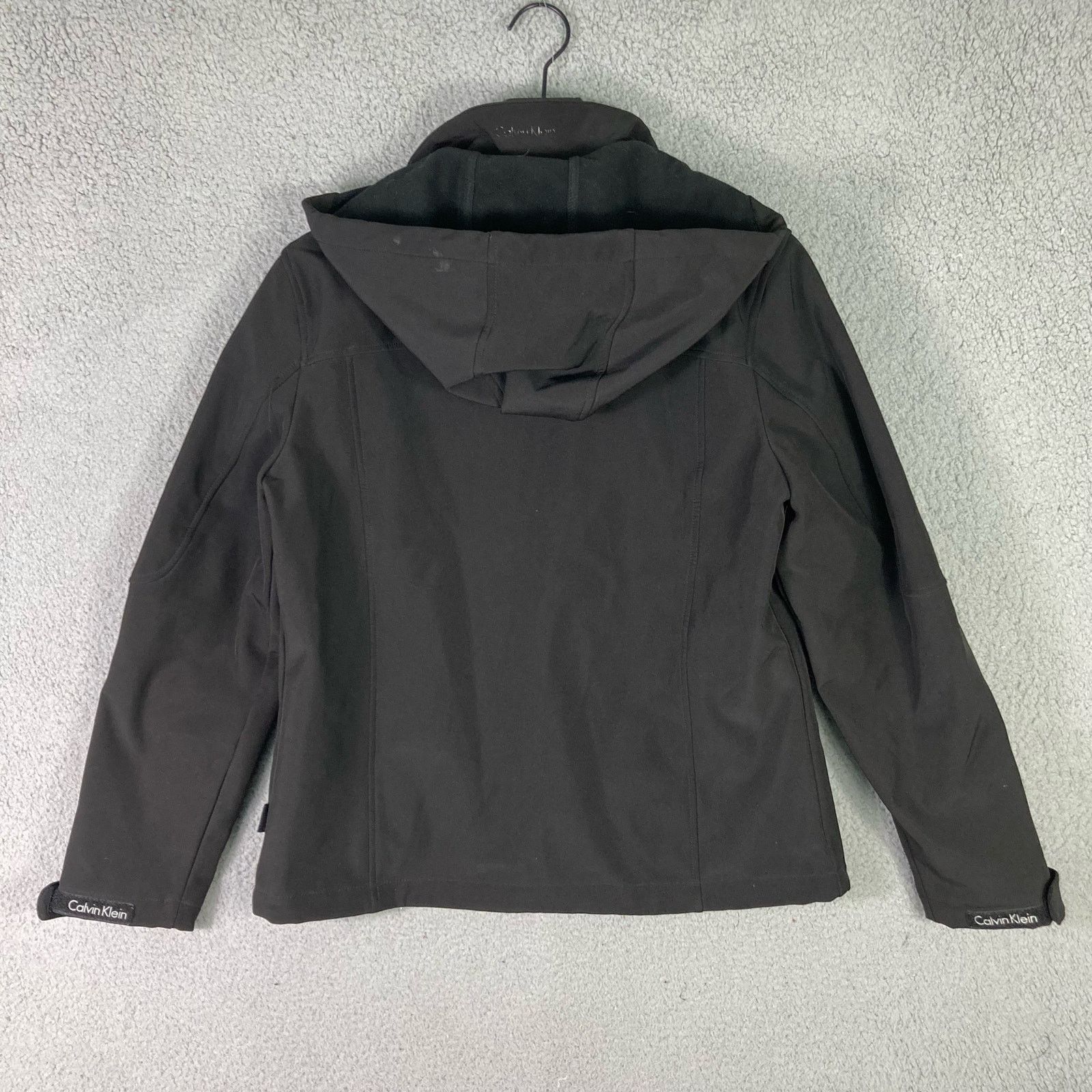 Calvin Klein Calvin Klein Womens M Black Full Zip Jacket Cold Weather Size M / US 6-8 / IT 42-44 - 5 Thumbnail