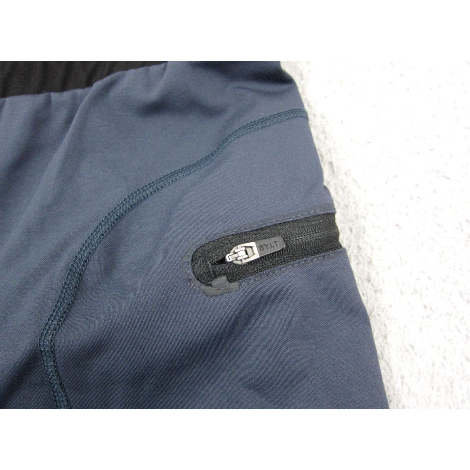Asics BYLT Pants Mens Medium Blue Jogger Tapered Zip Mid Length Athletic Pants Size US 31 - 7 Thumbnail