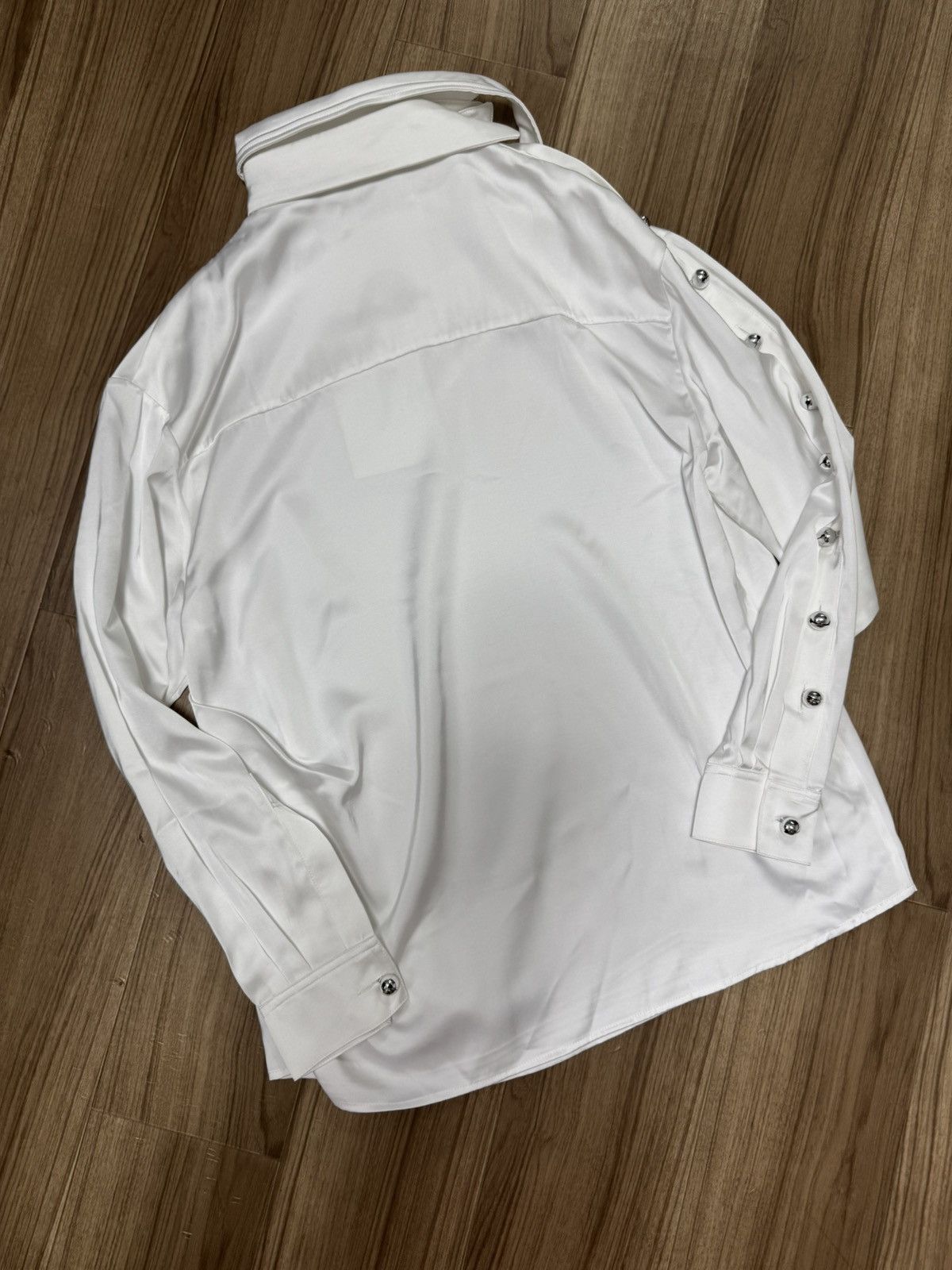 Other LEJE AW22 Asymmetric Wrap Shirt Size S / US 4 / IT 40 - 12 Thumbnail