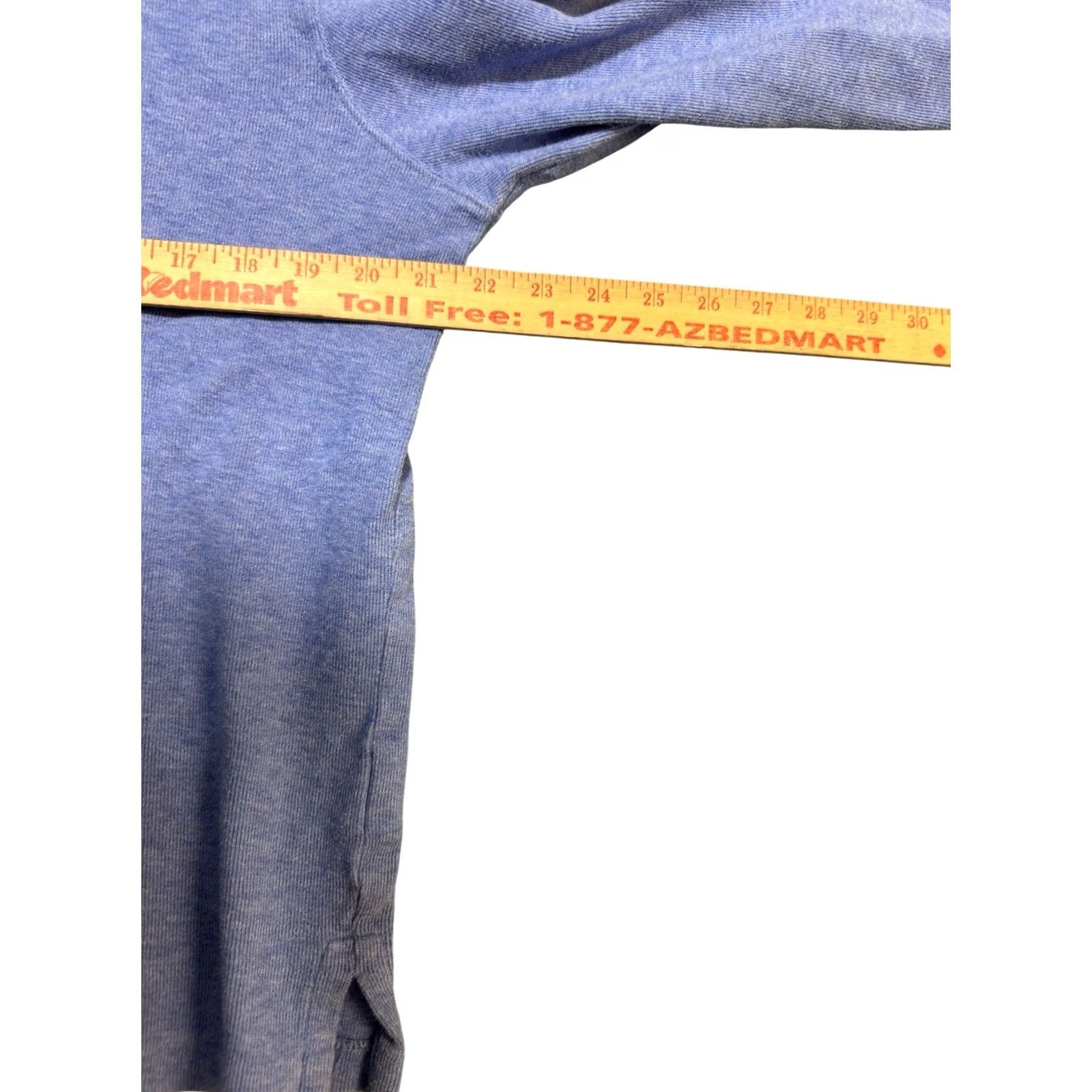 Polo Ralph Lauren Polo Ralph Lauren Sweater Mens M Blue Estate Mock Zip Pullover Pony Logo Knit Cotton Long Sleeve Casual Size US M / EU 48-50 / 2 - 2 Thumbnail