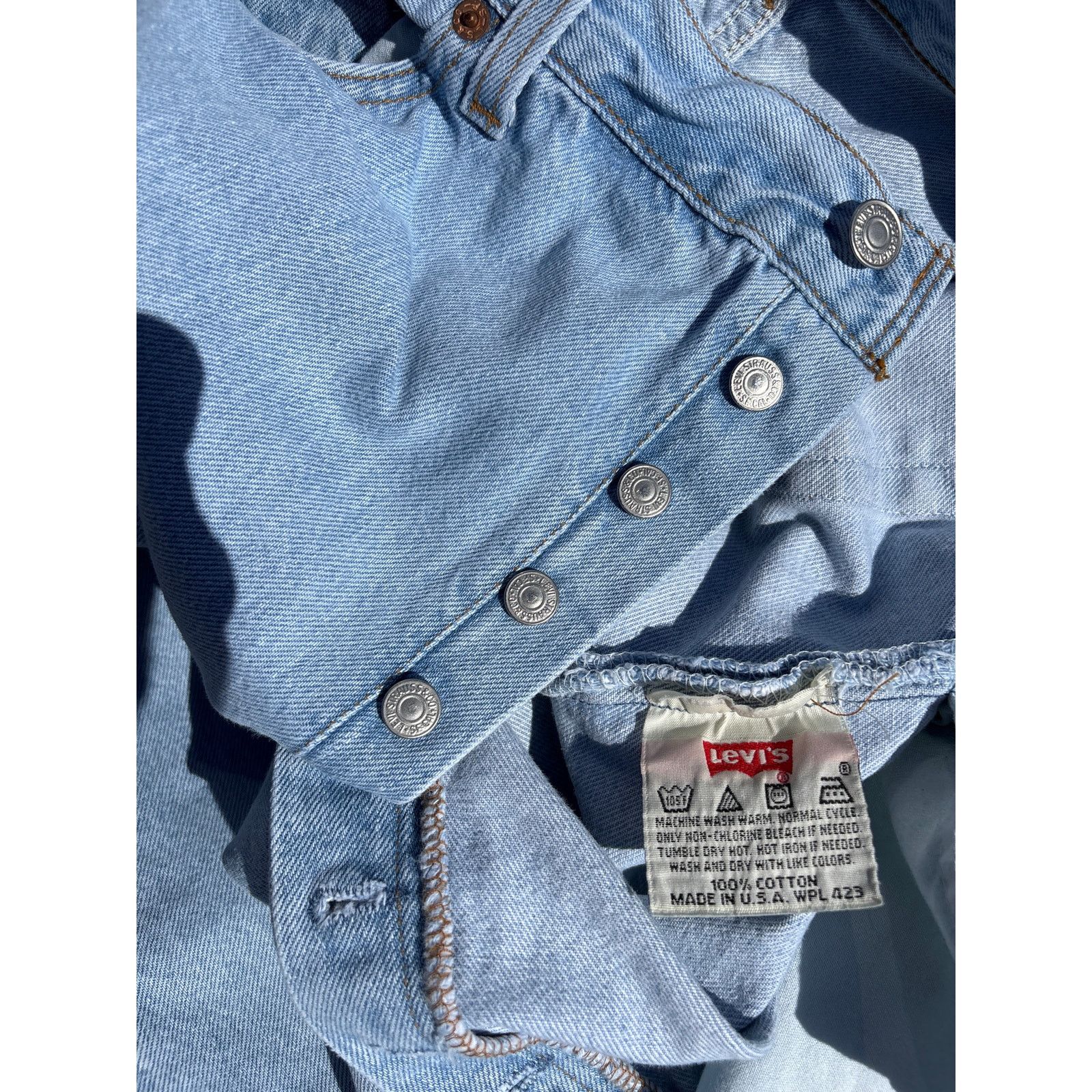 Levi's Vintage 1996 Made in USA Levi’s 501 38x30 R tab 1/10 rare Size US 38 / EU 54 - 1 Thumbnail