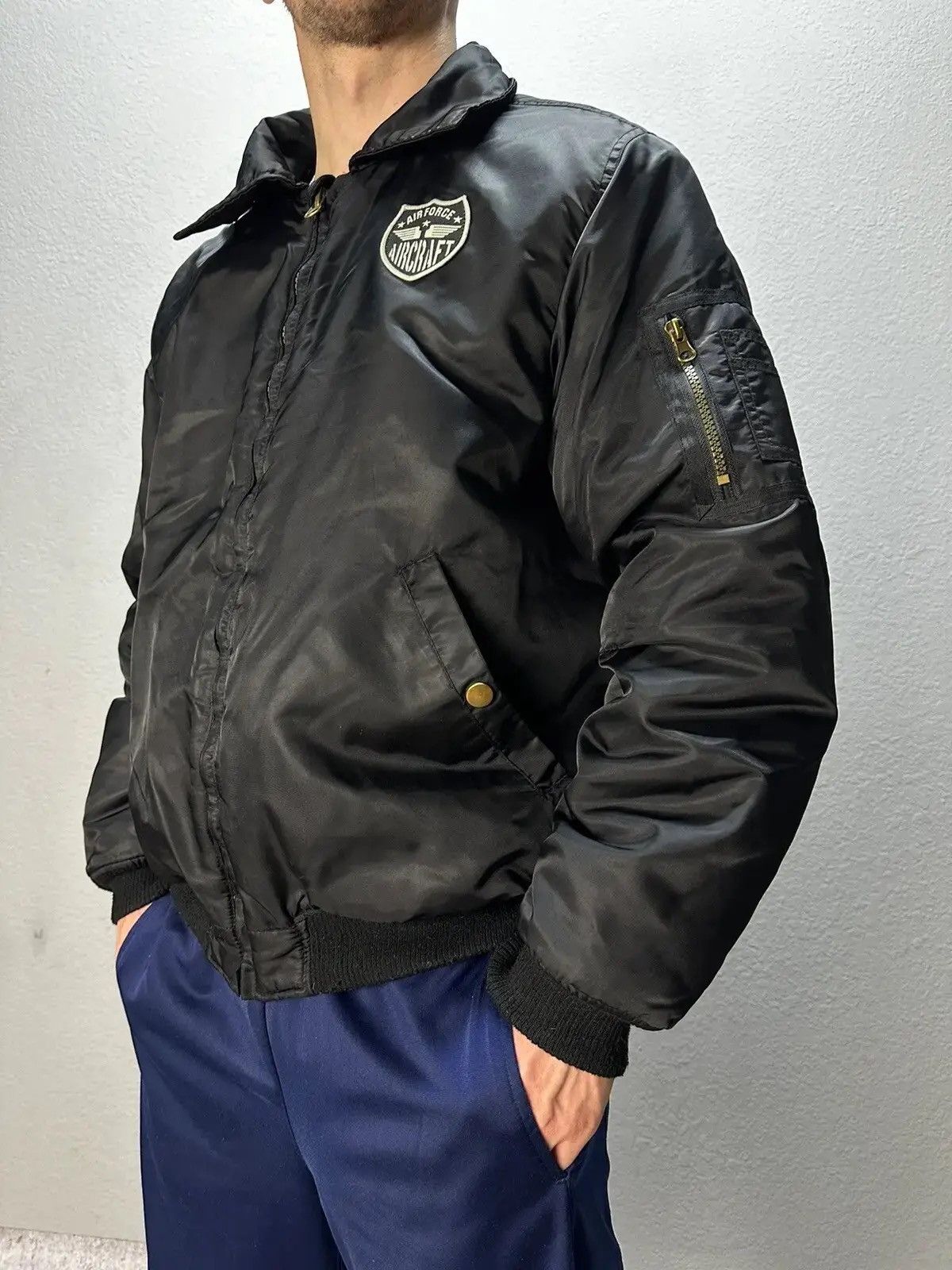Japanese Brand × Vintage VINTAGE Y2K MA 1 intermediate Bomber Alpha Industies jacket Size US L / EU 52-54 / 3 - 3 Thumbnail