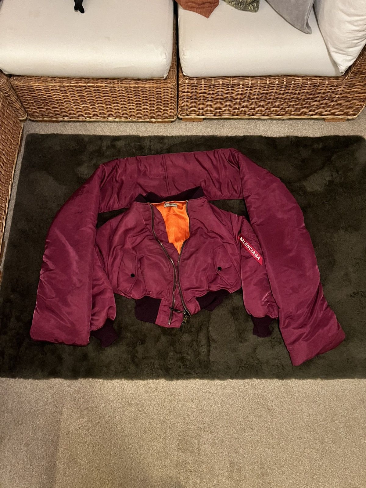 Balenciaga 2016 Balenciaga Bomber Jacket Size US S / EU 44-46 / 1 - 1 Thumbnail