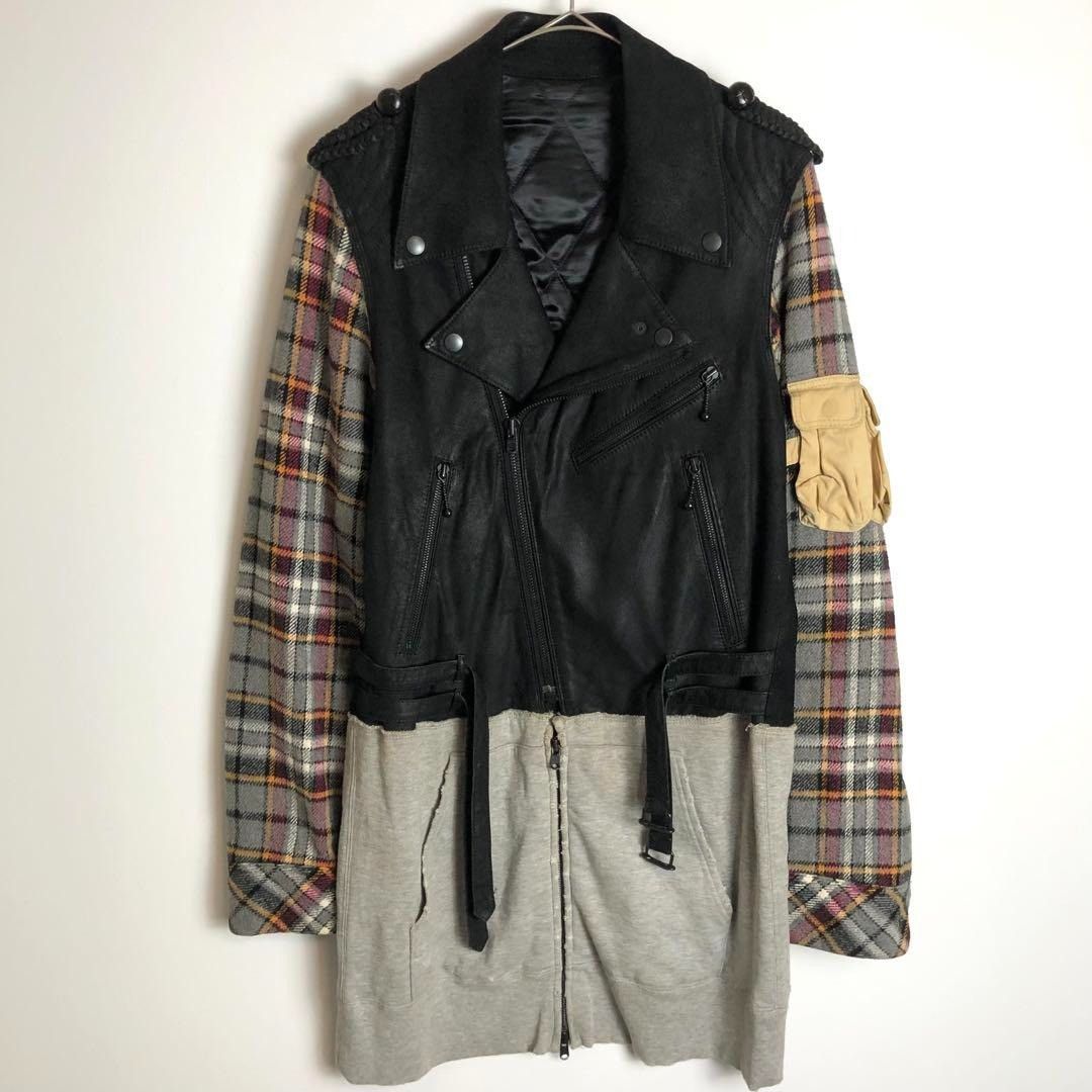 Number (N)ine NUMBER (N)INE 05AW The High Street Docking Riders Jacket M Size US M / EU 48-50 / 2 - 1 Thumbnail