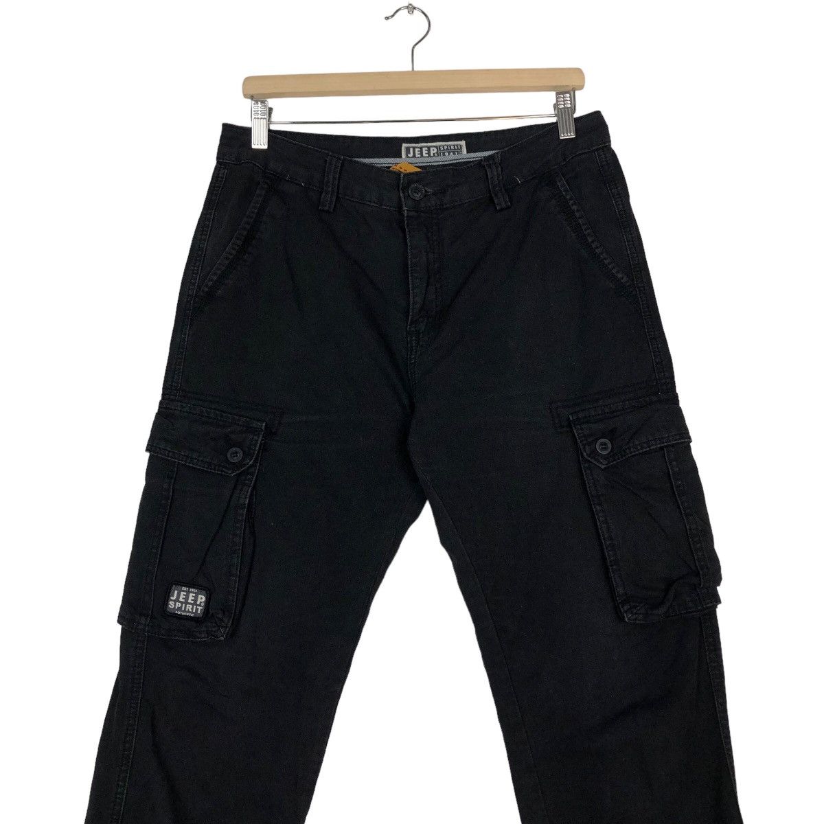Japanese Brand 🔥Bush Pants Multi Pocket Cargo Jeep 3D Pockets Survival Size US 33 - 4 Thumbnail