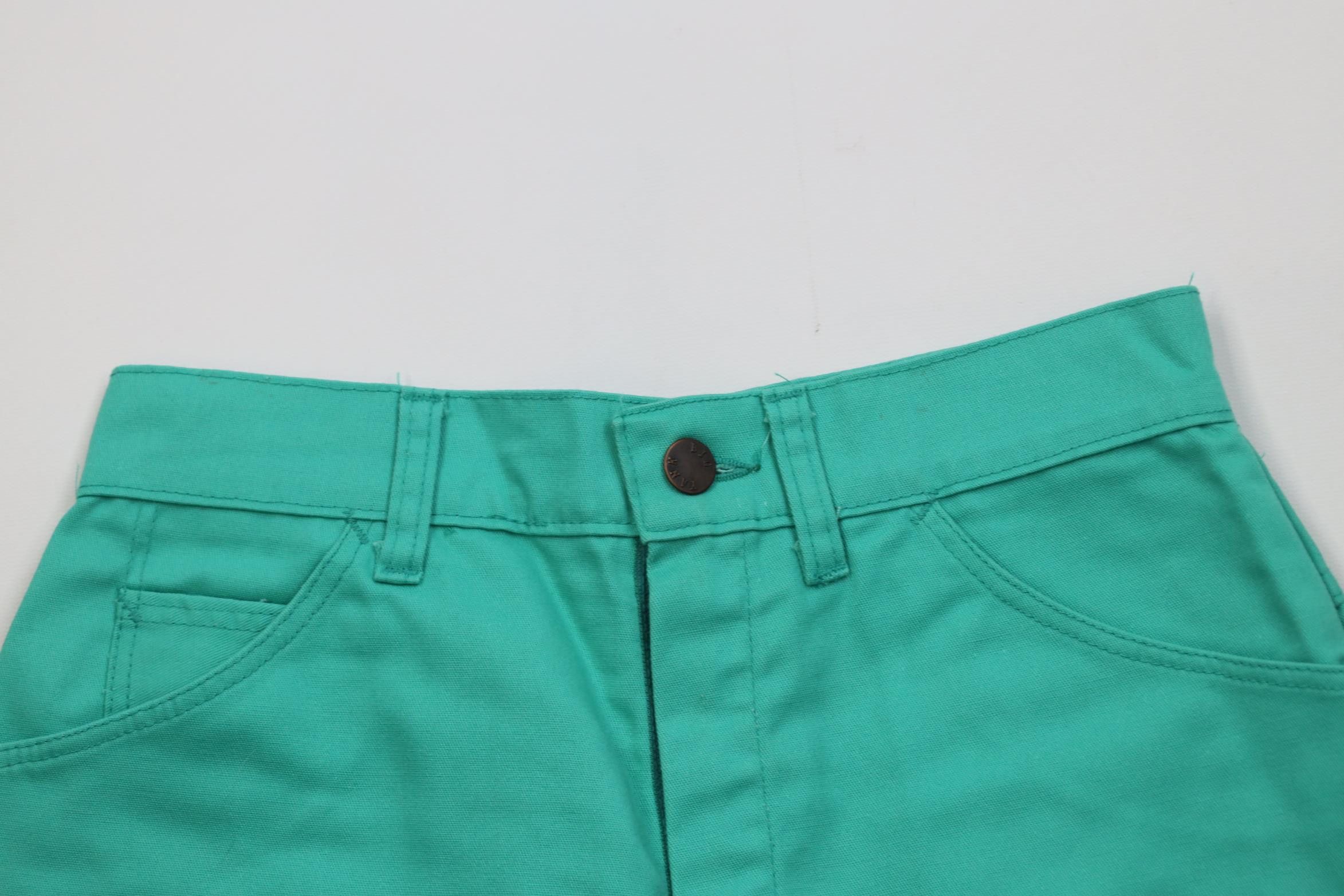 Vintage AS IS Vintage 70s Sanforized Cotton Workwear Shorts USA Size 26" / US 2 / IT 38 - 2 Thumbnail