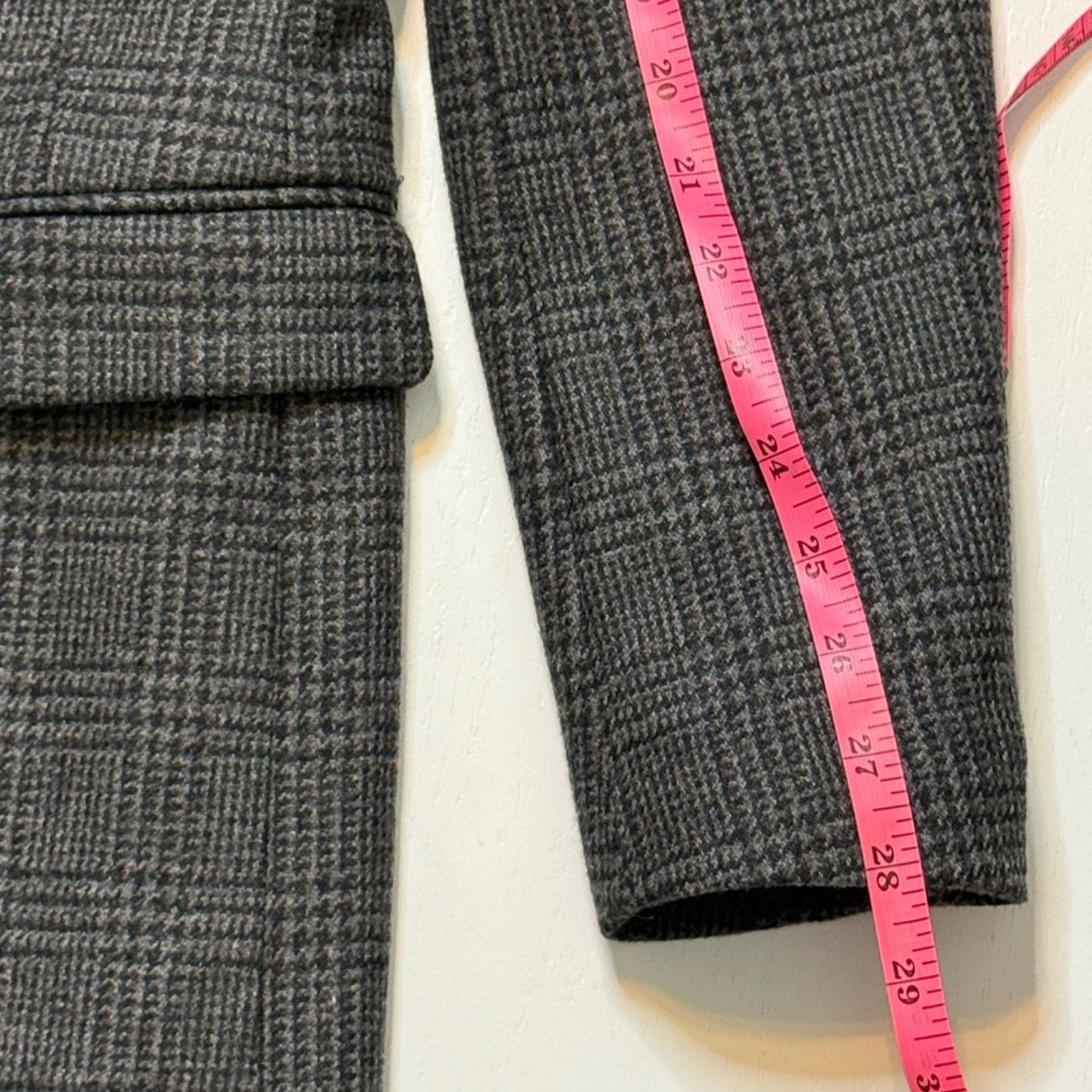 Allsaints ALLSAINTS Dark l Plaid Spyro Coat Charcoal Gray- Thirty Four Size US XS / EU 42 / 0 - 15 Thumbnail