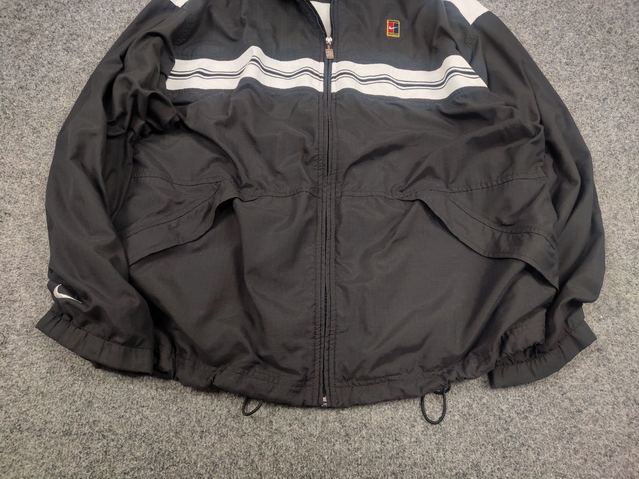 Nike Vintage Nike Court Logo Track Oversized Jacket Y2K Style Size US XL / EU 56 / 4 - 5 Thumbnail
