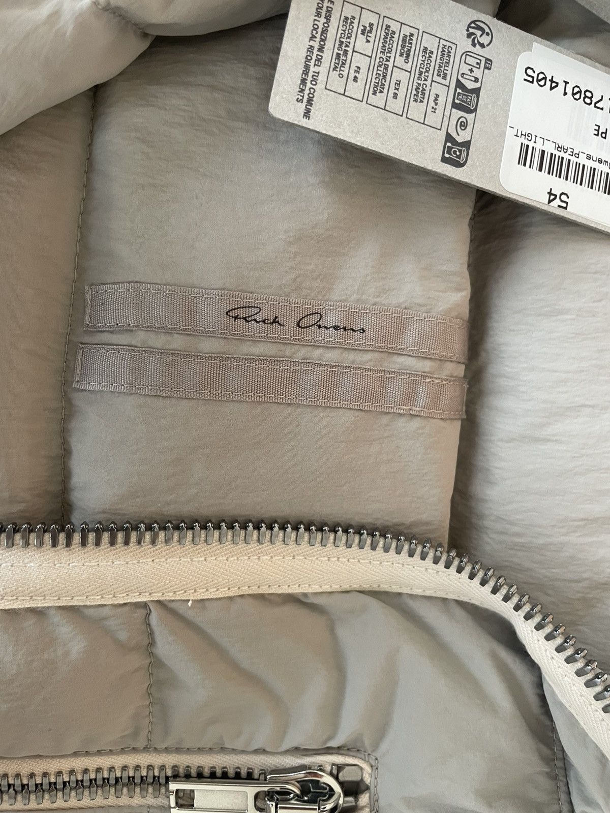 Rick Owens Rick Owen’s Gimp Jacket ‘Pearl’ Size US L / EU 52-54 / 3 - 7 Thumbnail