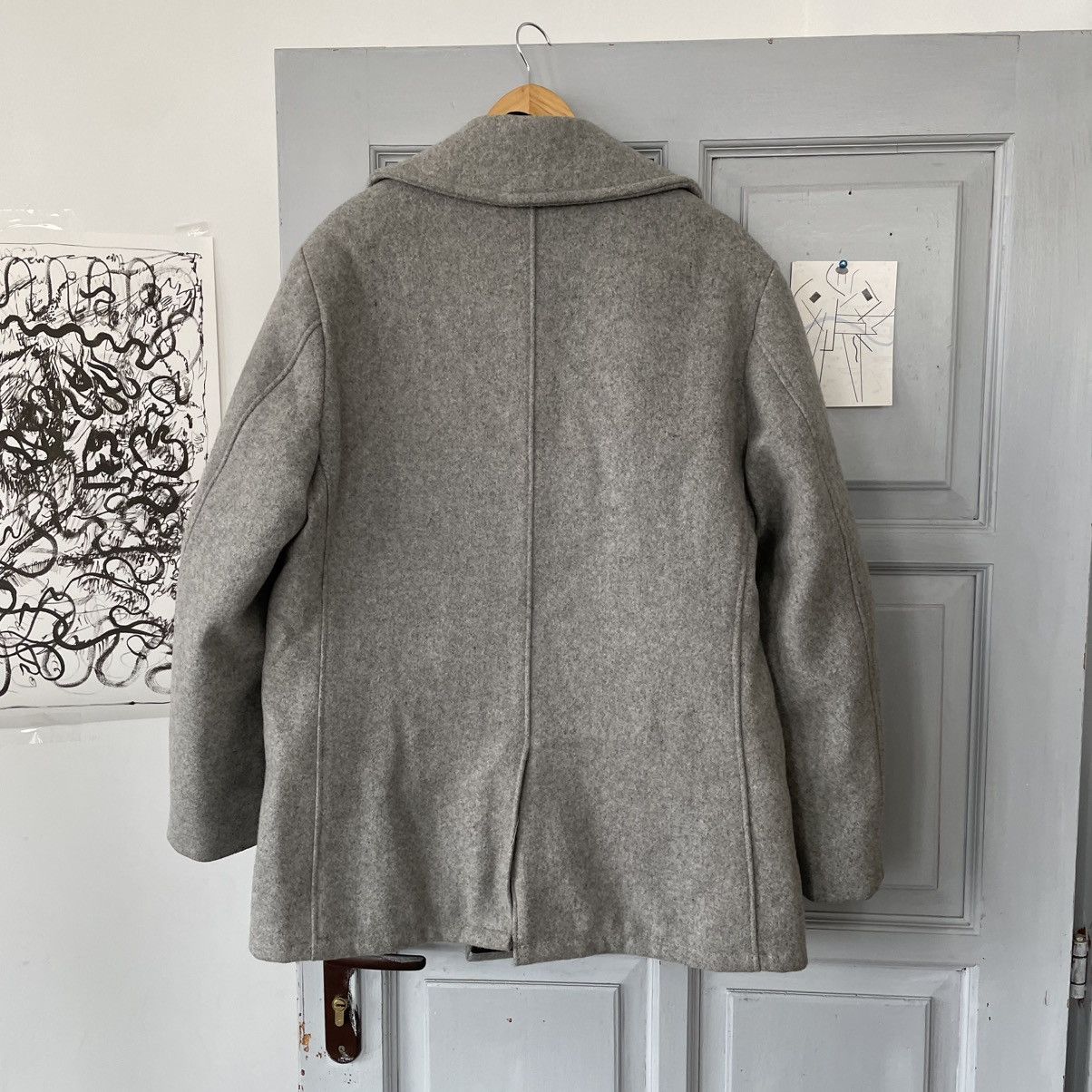 Schott × Vintage Schott U.S. 740N Pea Wool Jacket Made In USA Size US L / EU 52-54 / 3 - 5 Thumbnail
