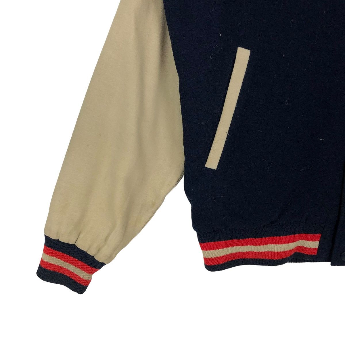 Japanese Brand 🔥VINTAGE VARSITY JACKET WOOL VALIO SPORTSWEAR KENKODO Size US L / EU 52-54 / 3 - 3 Thumbnail