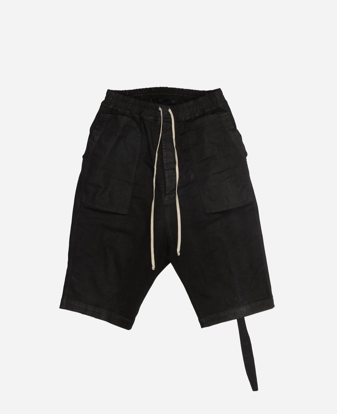Rick Owens Drkshdw Rick Owens Waxed Denim Bela Pod Shorts | Grailed