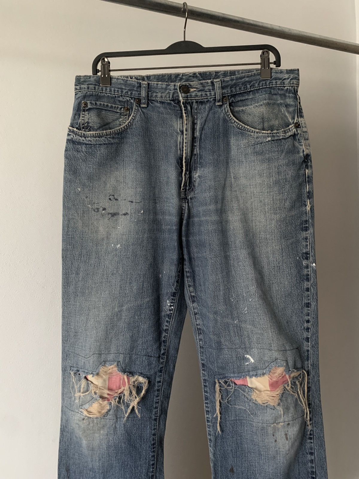 Polo Ralph Lauren Thrashed Vintage Polo Ralph Lauren Pants Distressed Grunge Size US 34 / EU 50 - 5 Thumbnail