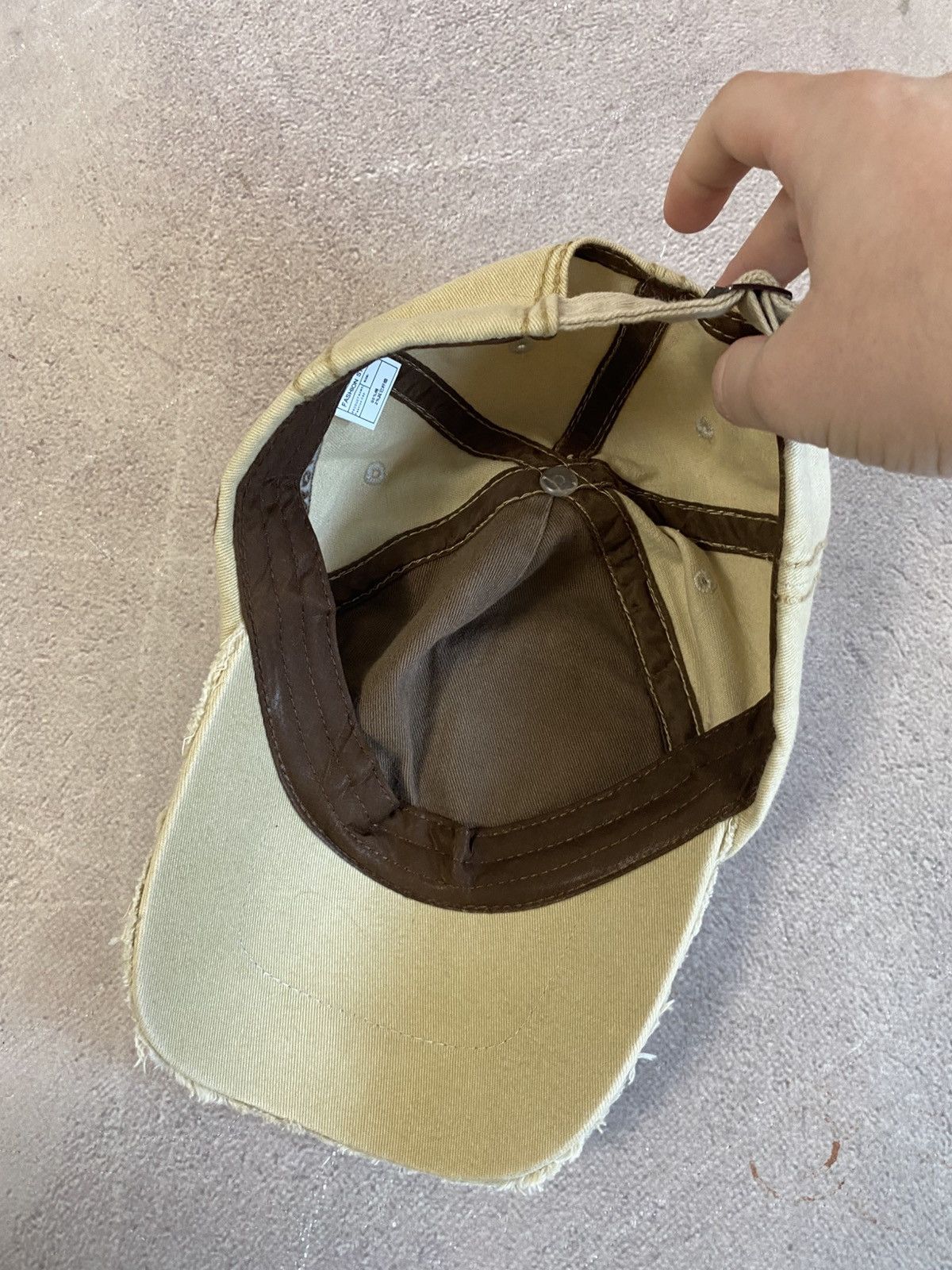 Japanese Brand × Vintage Diesel style Faded Avant garde hat cap Size ONE SIZE - 5 Thumbnail