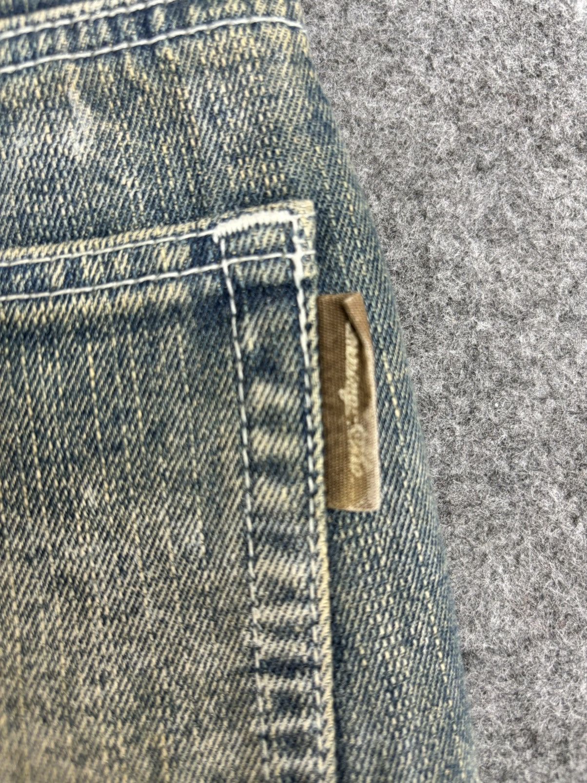 Japanese Brand 🔥FLARE🔥BERNINGS SHO Japan Punk Designer Junya Denim F546 Size US 30 / EU 46 - 20 Thumbnail
