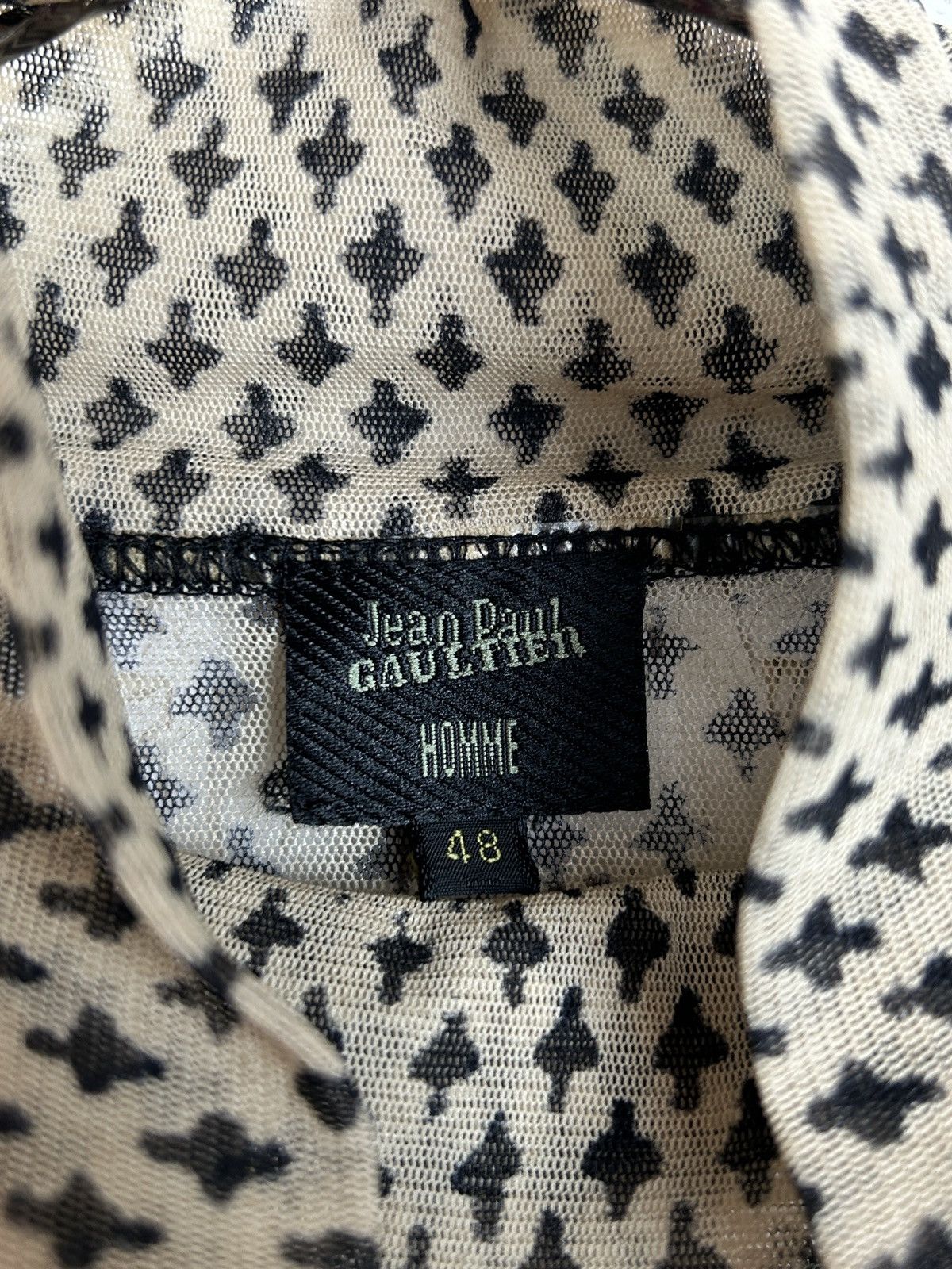 Jean Paul Gaultier Vintage Archive Jean Paul Gaultier Arabic Print Mesh L/S Size US M / EU 48-50 / 2 - 10 Thumbnail