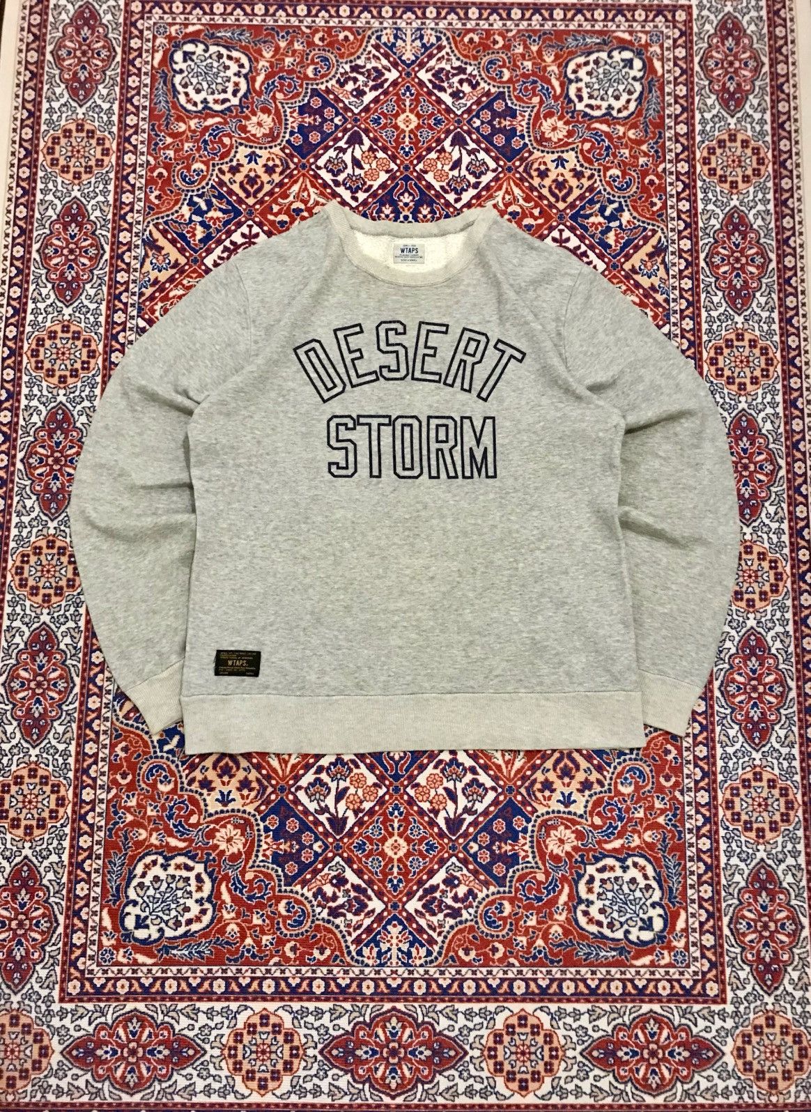 Wtaps Wtaps Desert Storm Crewneck Size US S / EU 44-46 / 1 - 1 Thumbnail