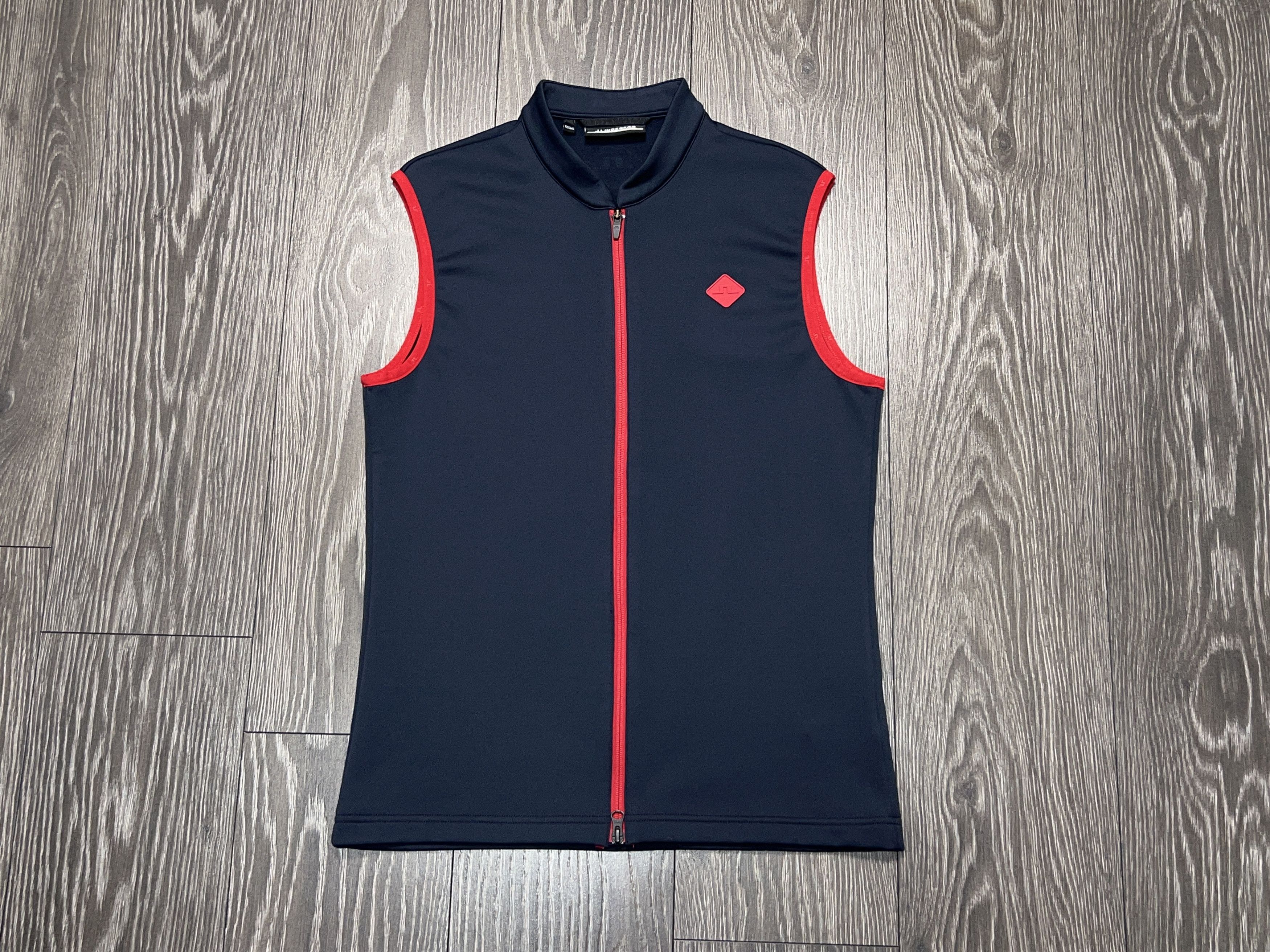 J.Lindeberg Mens Neso Mid Layer Golf Vest Gilet Zip Waistcoat Polyester Size US M / EU 48-50 / 2 - 1 Thumbnail