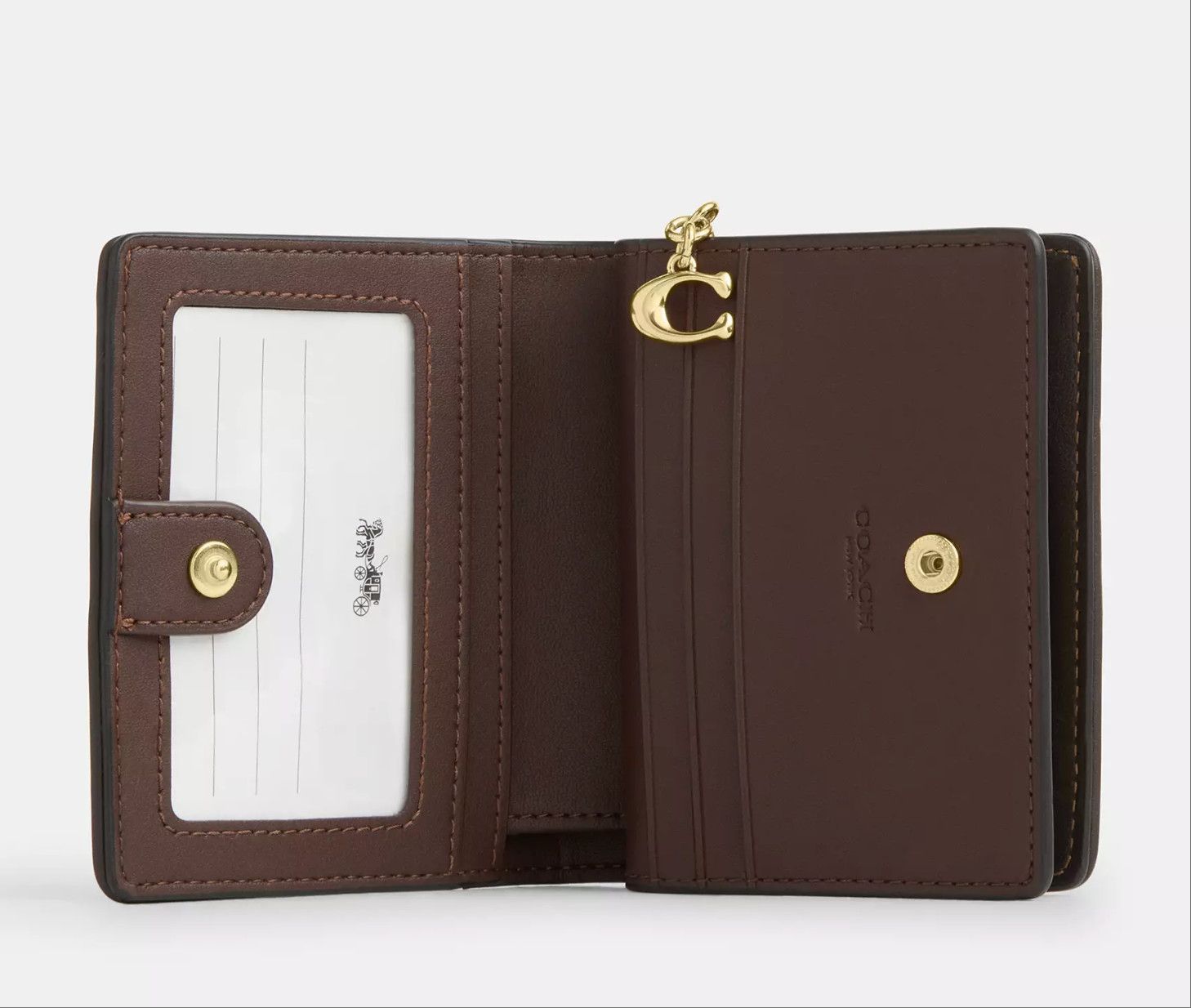 Coach NWT Coach Snap Wallet In Signature Chenille CCQ32 Size ONE SIZE - 8 Thumbnail