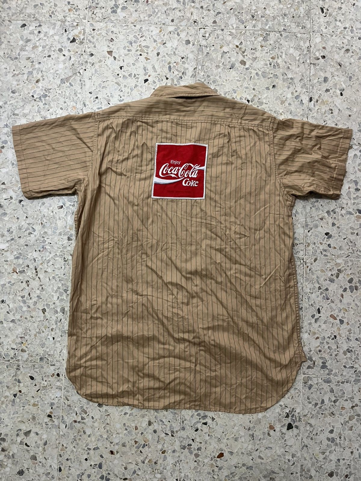 Coca Cola × Vintage Vintage Coca Cola patches workers shirt Size US XL / EU 56 / 4 - 5 Thumbnail