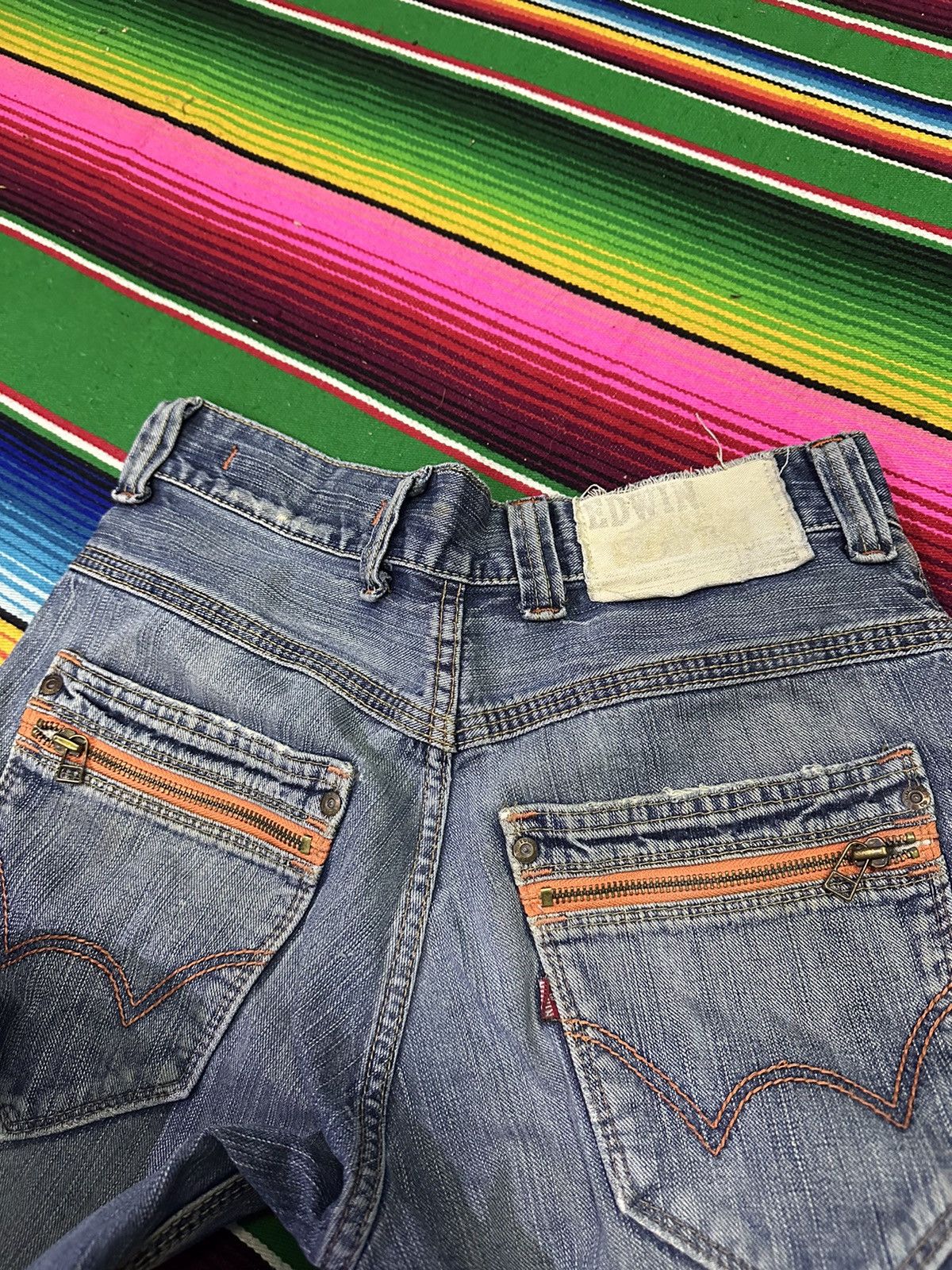 If Six Was Nine 💥Edwin Zipper💥 Japan Brand Edwin Xvs Zipper Pocket💥 Size US 30 / EU 46 - 8 Thumbnail