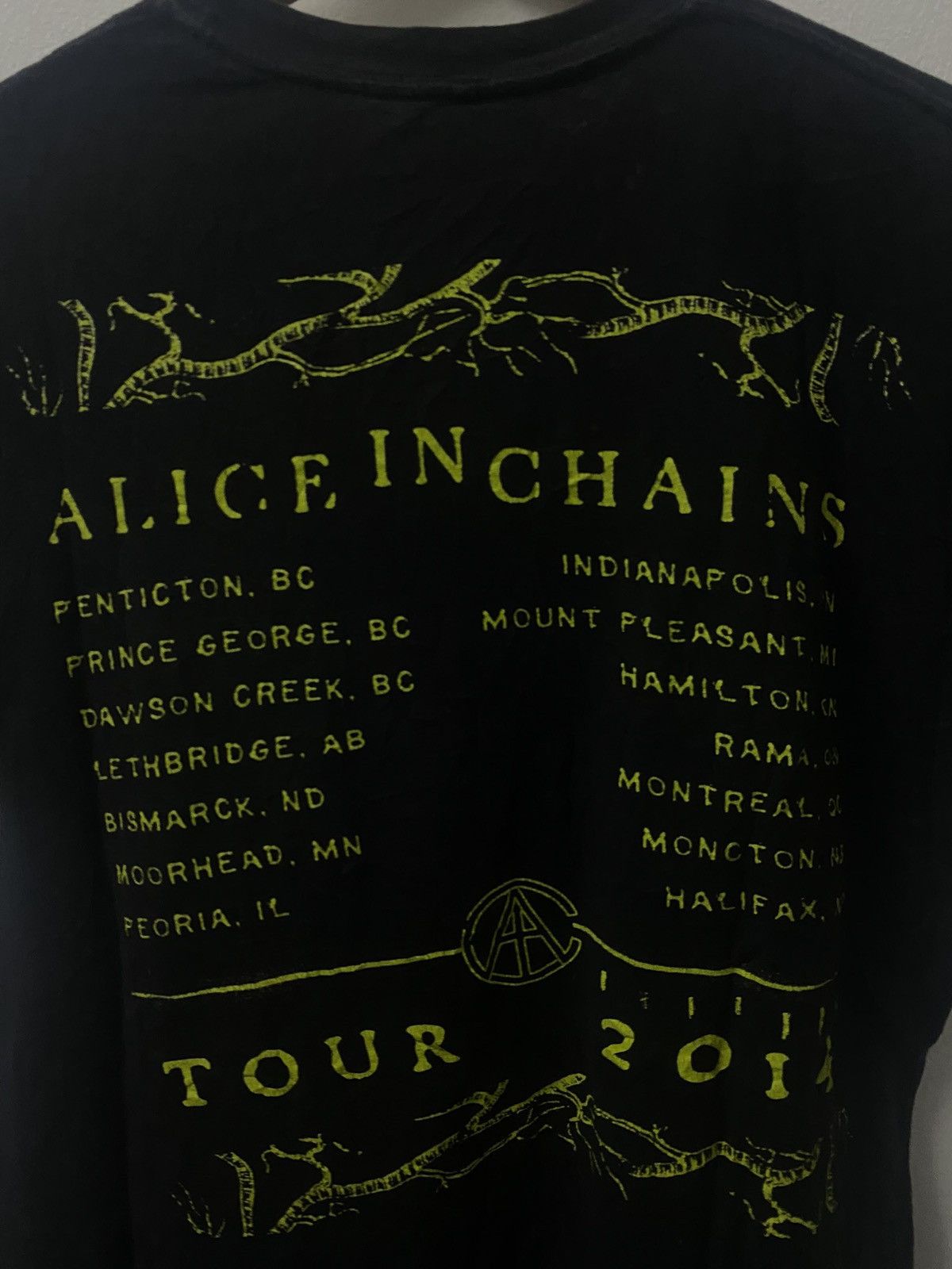 Band Tees Band tee Alice in chains TOUR 2014 Size US L / EU 52-54 / 3 - 6 Thumbnail