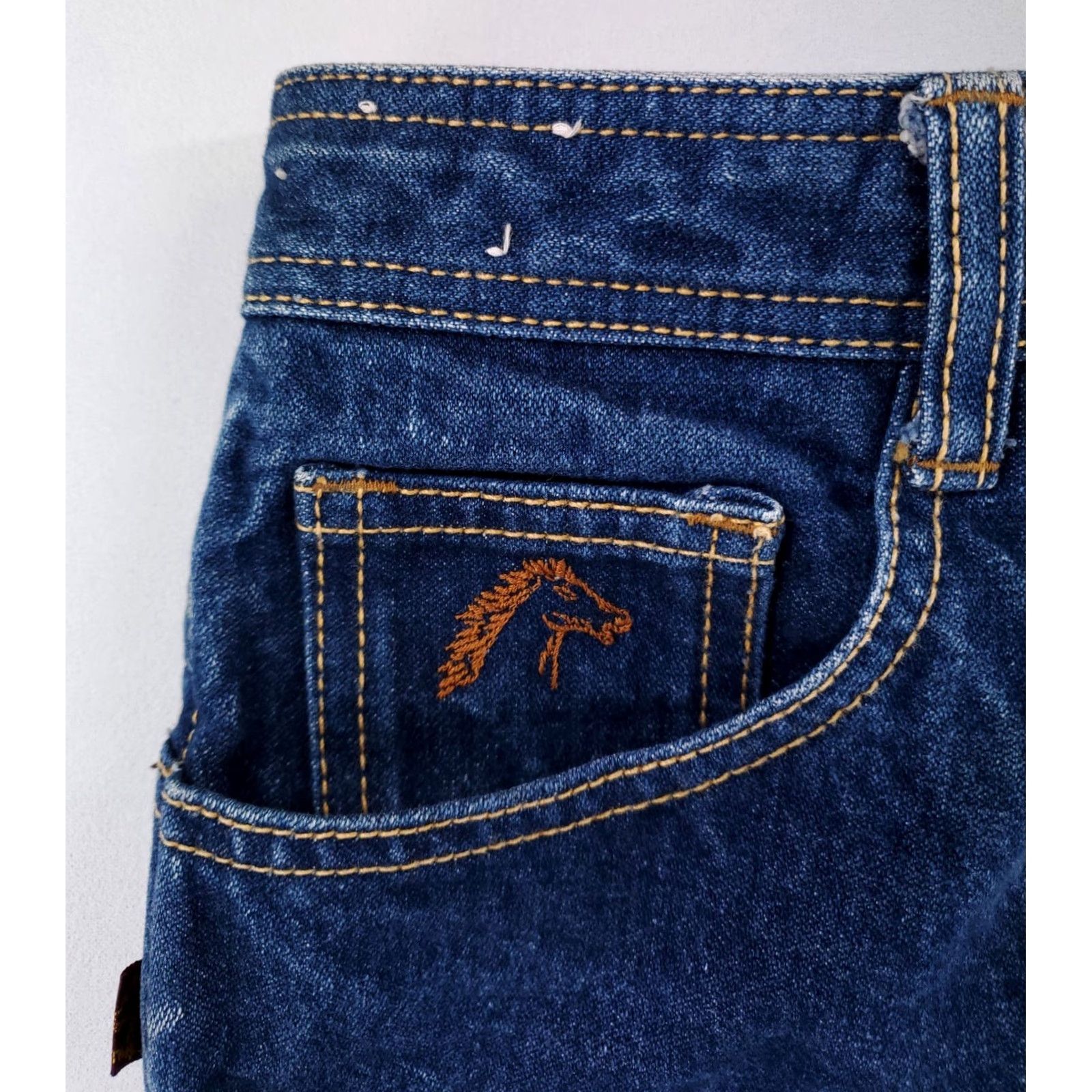 Jordache Jordache Jeans Women 28 Blue VTG 80s High Rise Horse Head Bootcut 28 x 31.5 Size 28" / US 6 / IT 42 - 5 Thumbnail