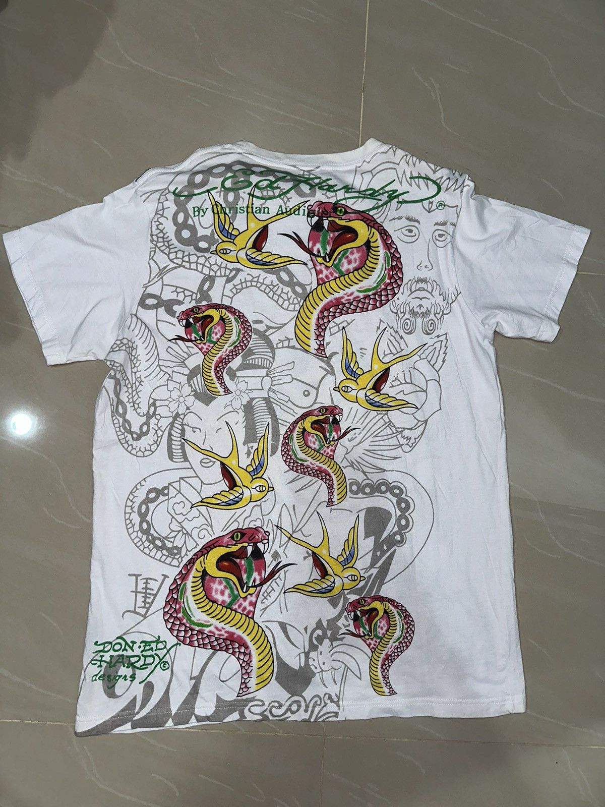 Ed Hardy × Vintage Ed Hardy t shirt Size US XL / EU 56 / 4 - 2 Thumbnail