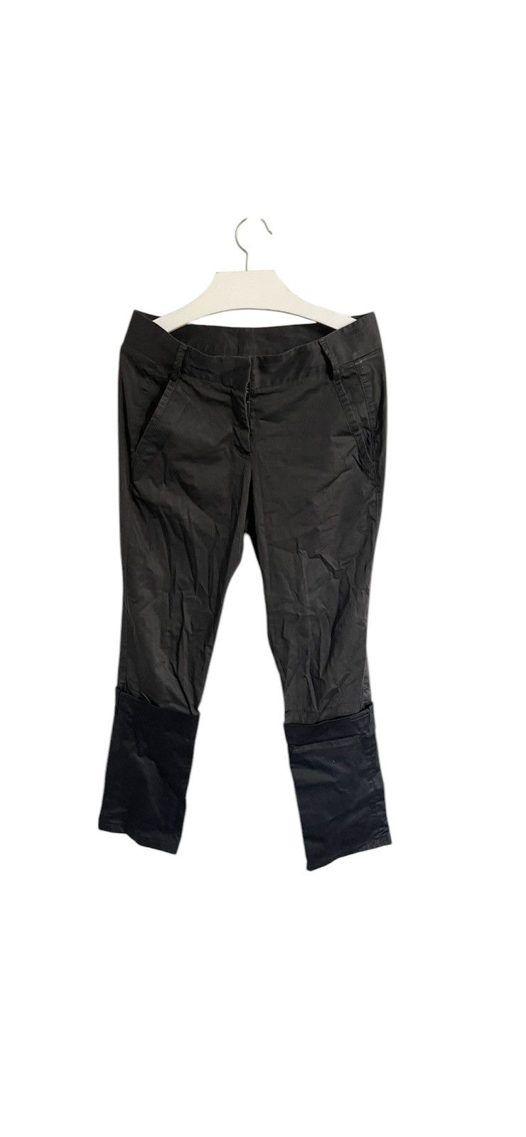 Marithe + Francois Girbaud USA 27 size MARITHÉ + FRANÇOIS GIRBAUD Black Pants 2000s Size 30" / US 8 / IT 44 - 1 Thumbnail