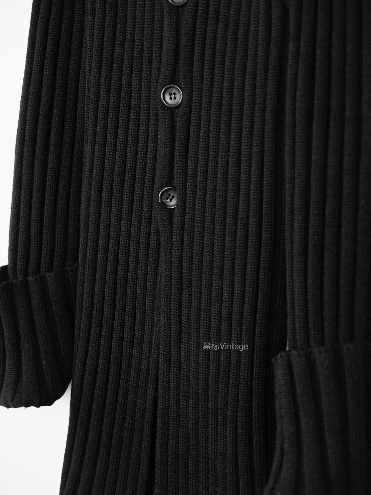 Yohji Yamamoto Yohji Yamamoto 95aw Archive High Neck Ribbed Knit wmn S Size S / US 4 / IT 40 - 7 Thumbnail