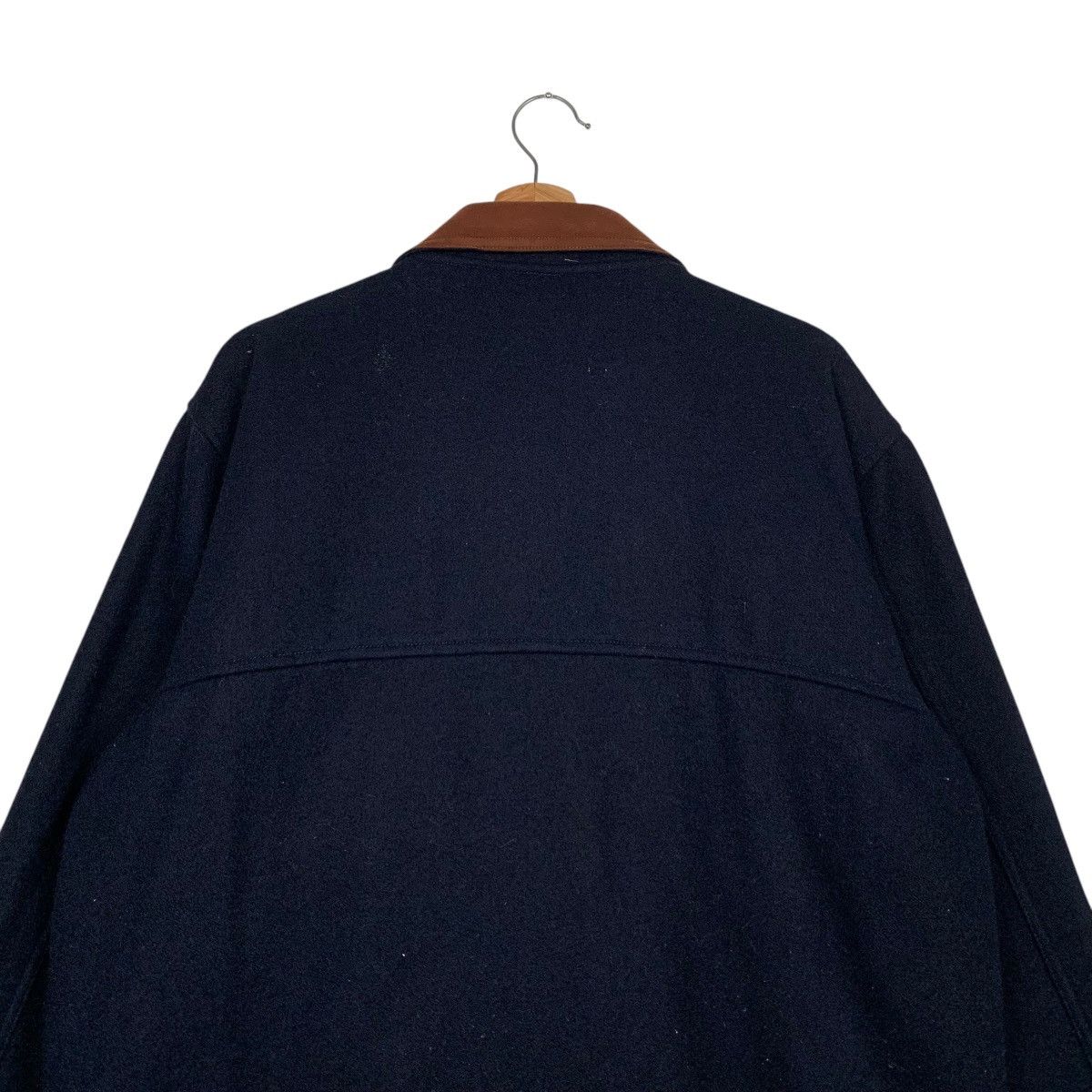 Vintage 90's Classic Wool Coat Tartan Lined City Casual #2776-C125 Size US M / EU 48-50 / 2 - 17 Thumbnail