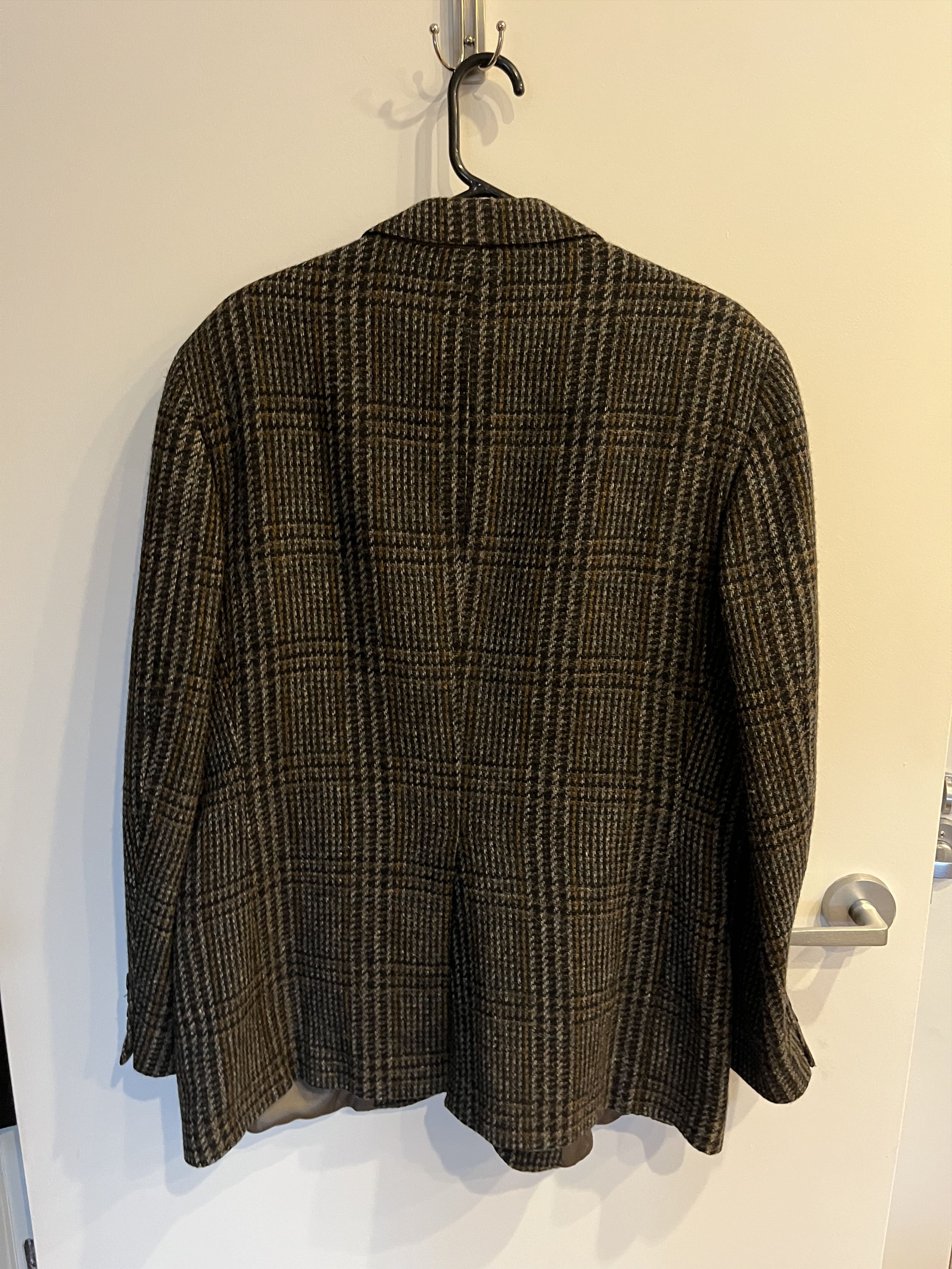 Polo Ralph Lauren Vintage Polo University Prince of Wales Herribone Blazer Size 42R - 2 Thumbnail