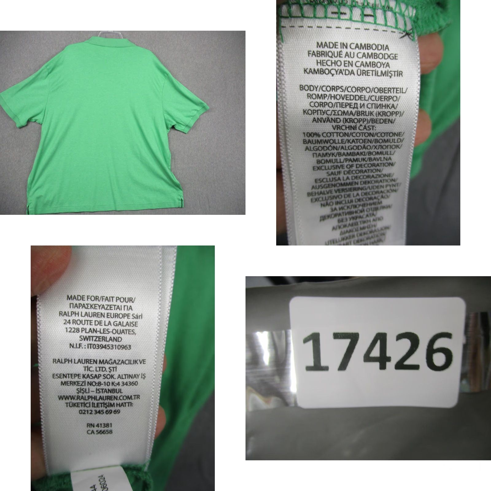 Polo Ralph Lauren Polo Ralph Lauren Polo Shirt Mens 3XB Green Big & Tall Embroidered Pony Golf Size US XXL / EU 58 / 5 - 8 Thumbnail