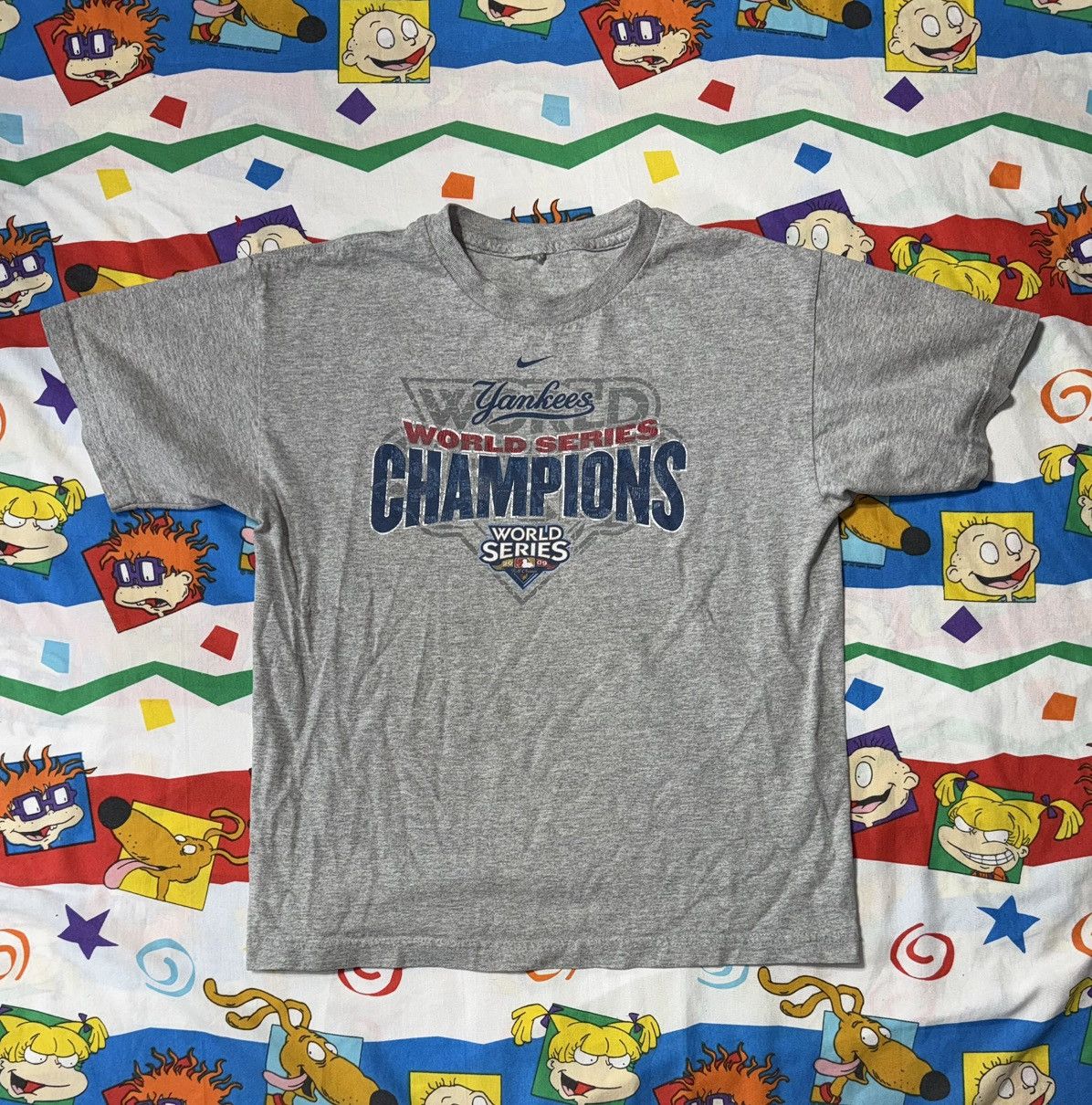 Nike Y2k Nike New York Yankees World Series Champions T Shirt Size US M / EU 48-50 / 2 - 2 Thumbnail