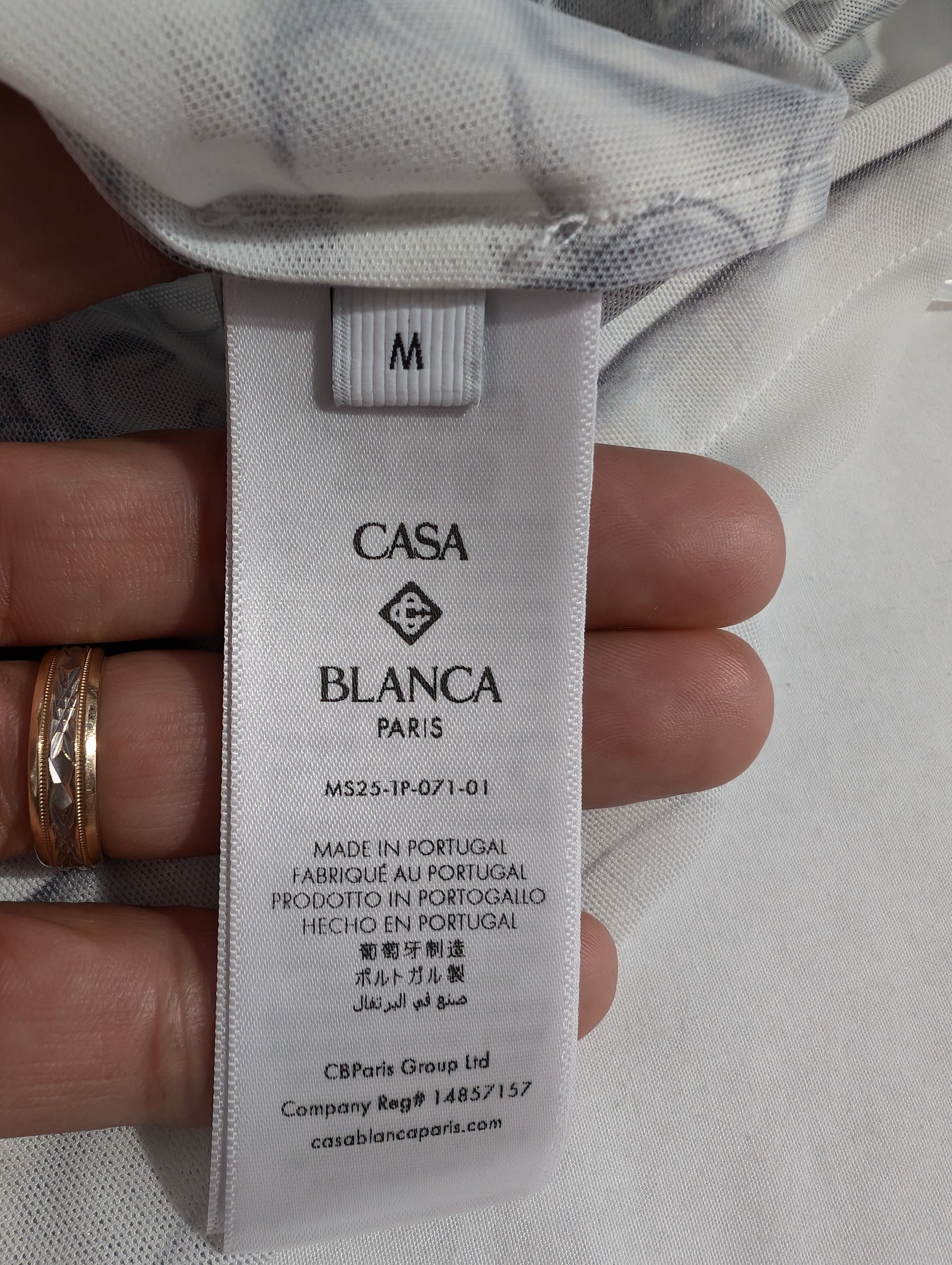 Casablanca o1rshd1 DUP / Printed Crewneck Short Sleeve Mesh Top Tattoo Size US M / EU 48-50 / 2 - 13 Thumbnail