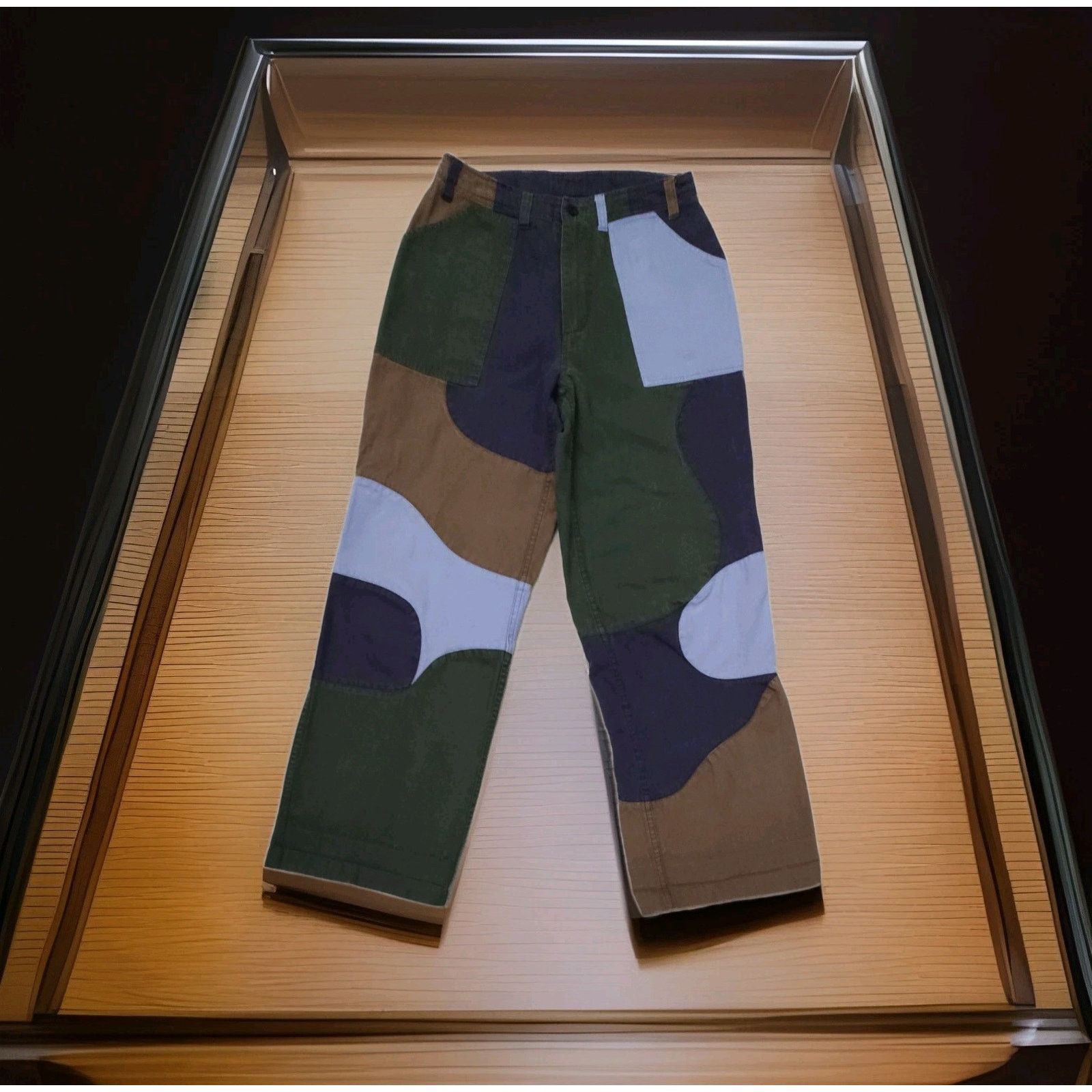 Brain Dead Brain Dead Patchwork Cotton Military Pants Size L Size US 30 / EU 46 - 1 Thumbnail